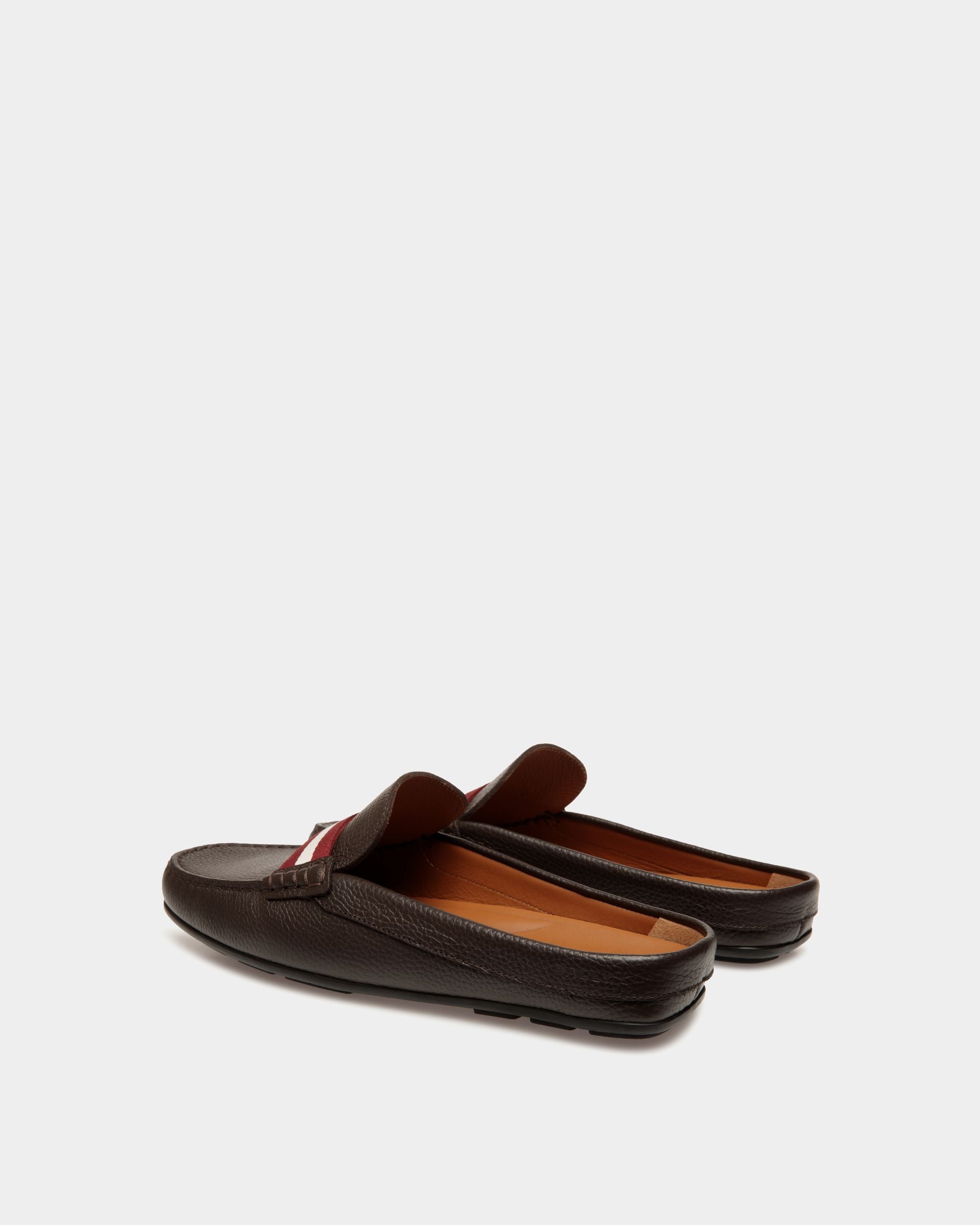 Clay Driver in Ebano Grained Leather - Herren - Bally - 03