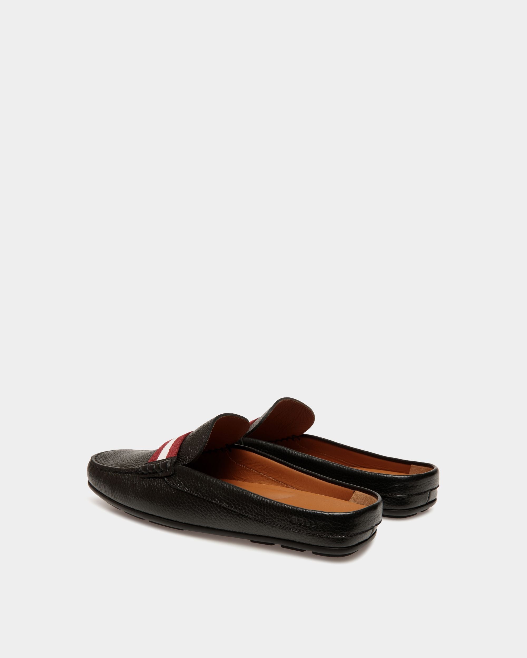 Clay Driver in Black Grained Leather - Homme - Bally - 03