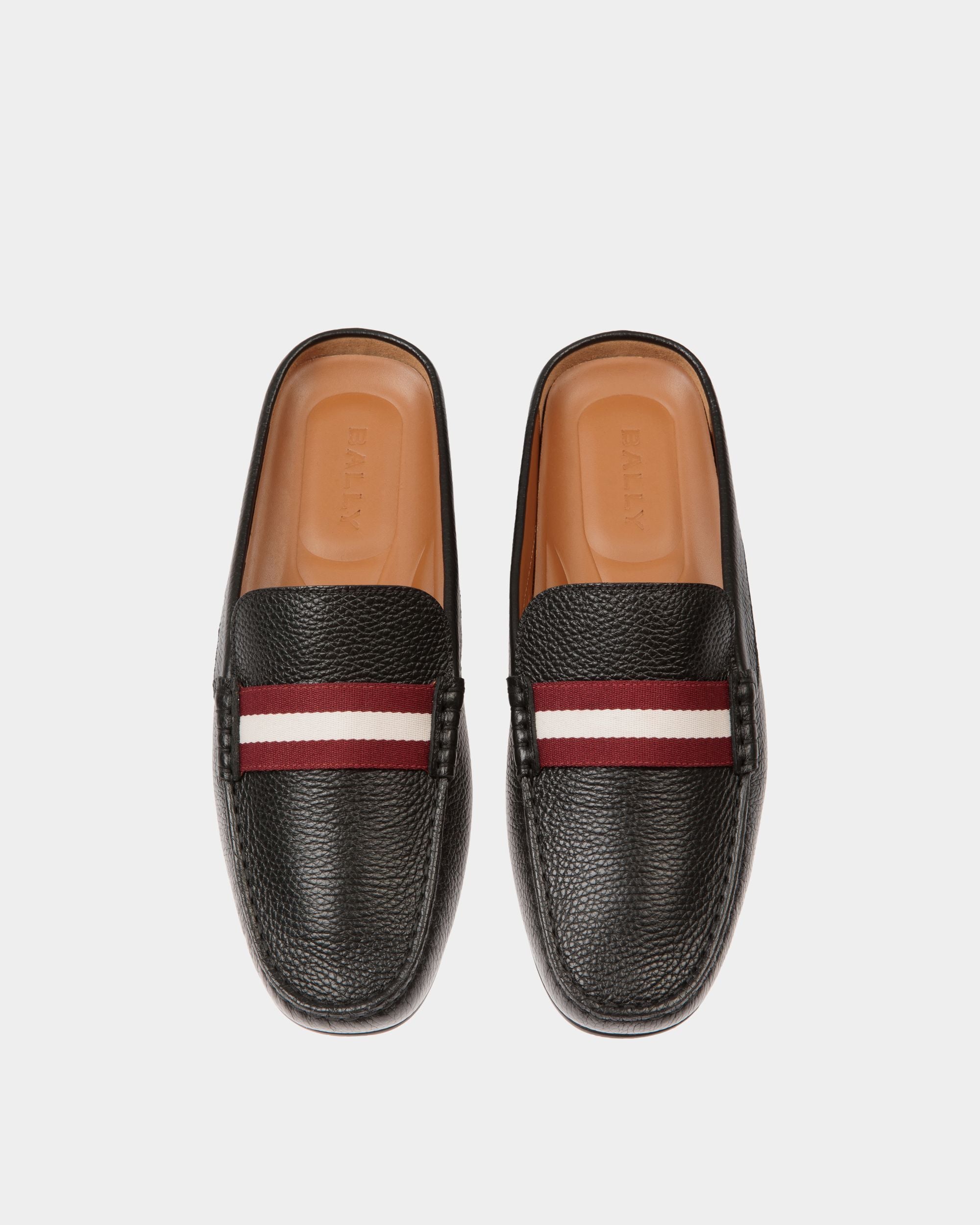 Clay Driver in Black Grained Leather - Homme - Bally - 04