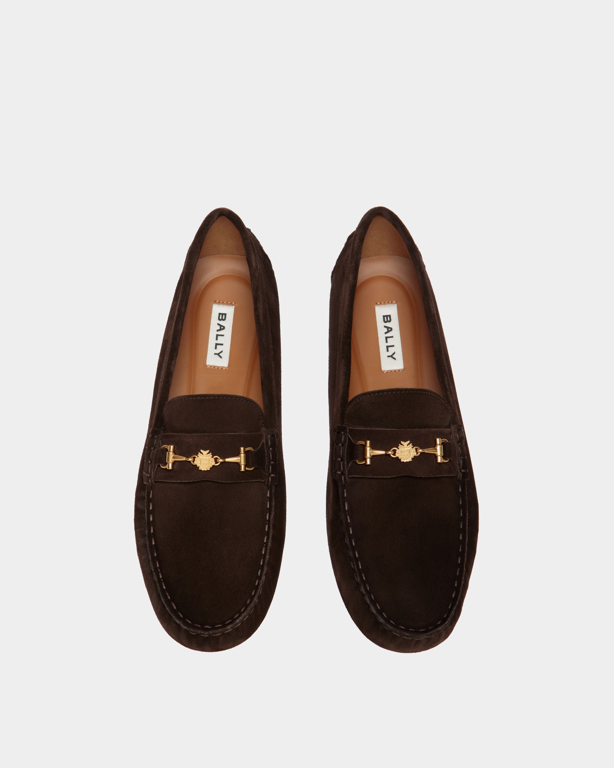 Kerbs Driver in Ebano Suede - Homme - Bally - 04