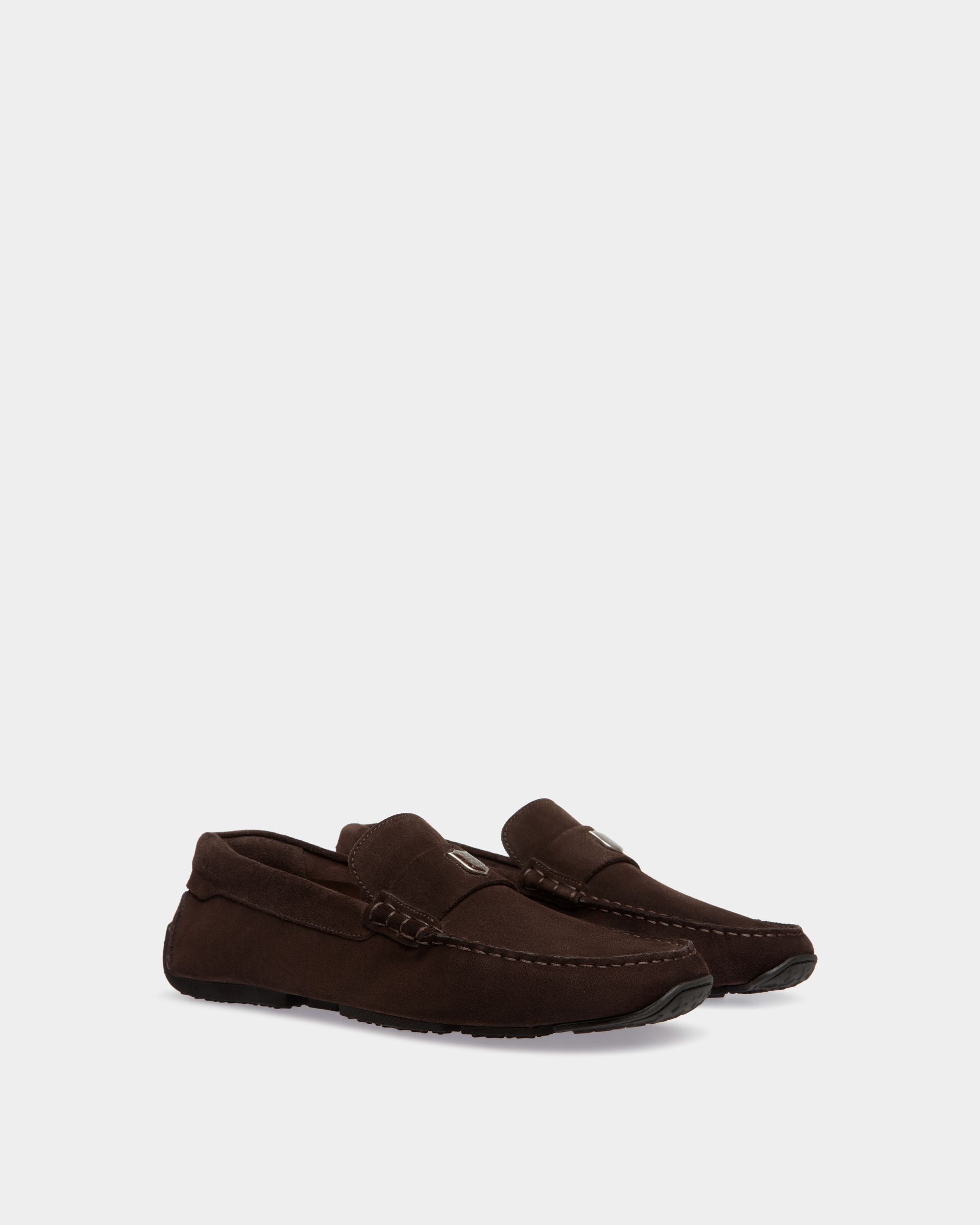 Pilot Driver in Ebano Suede - Herren - Bally - 02