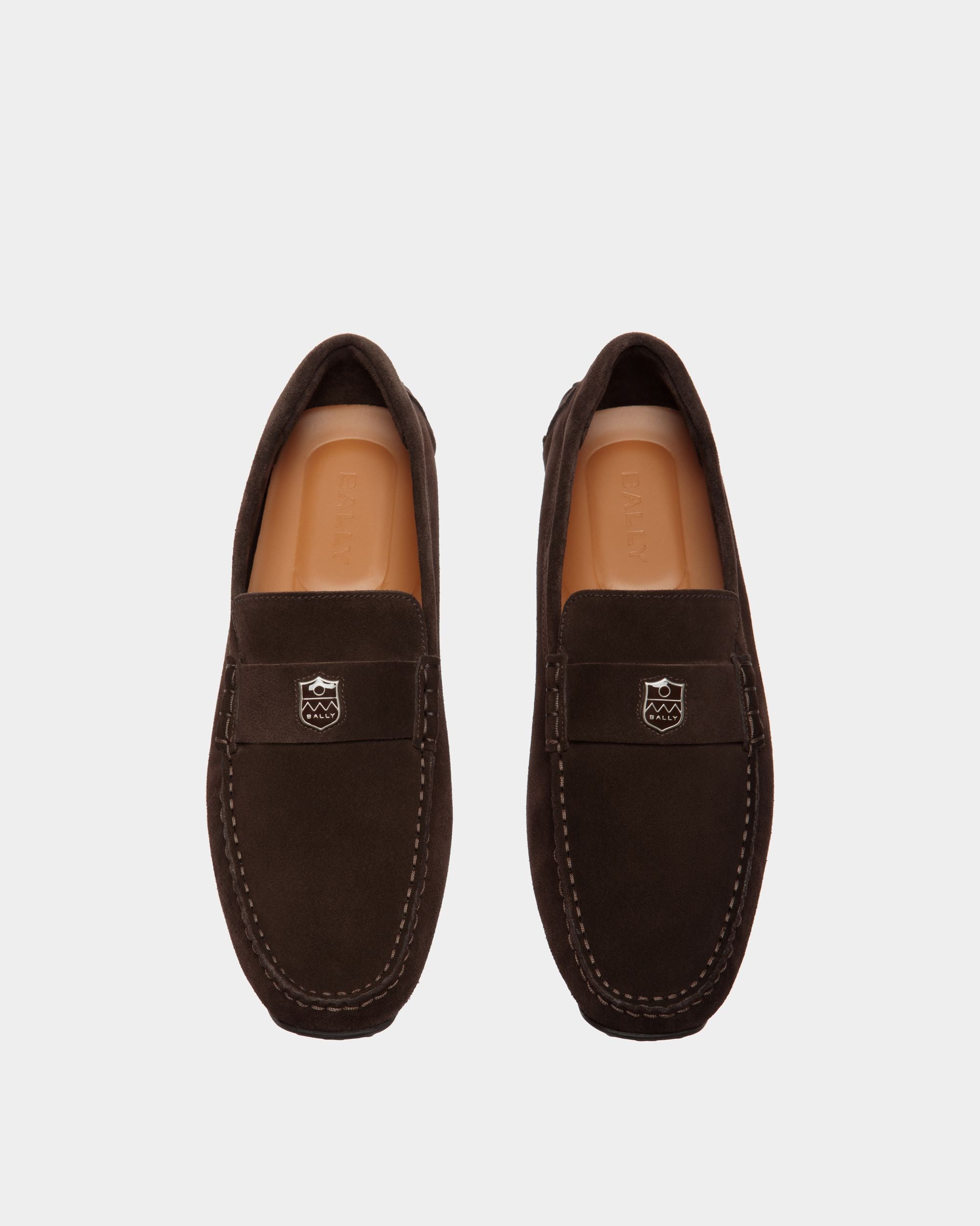 Pilot Driver in Ebano Suede - Herren - Bally - 04