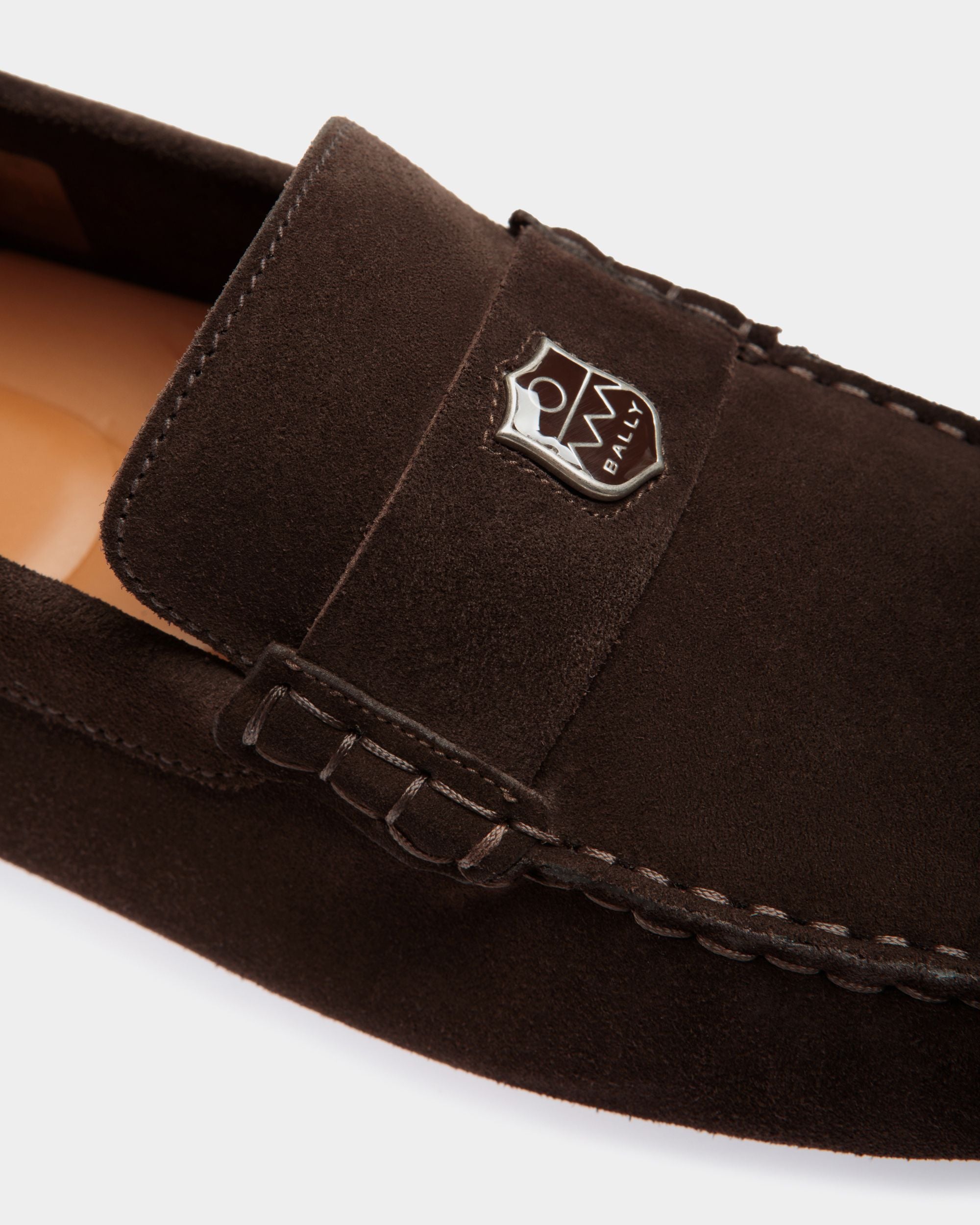 Pilot Driver in Ebano Suede - Herren - Bally - 05
