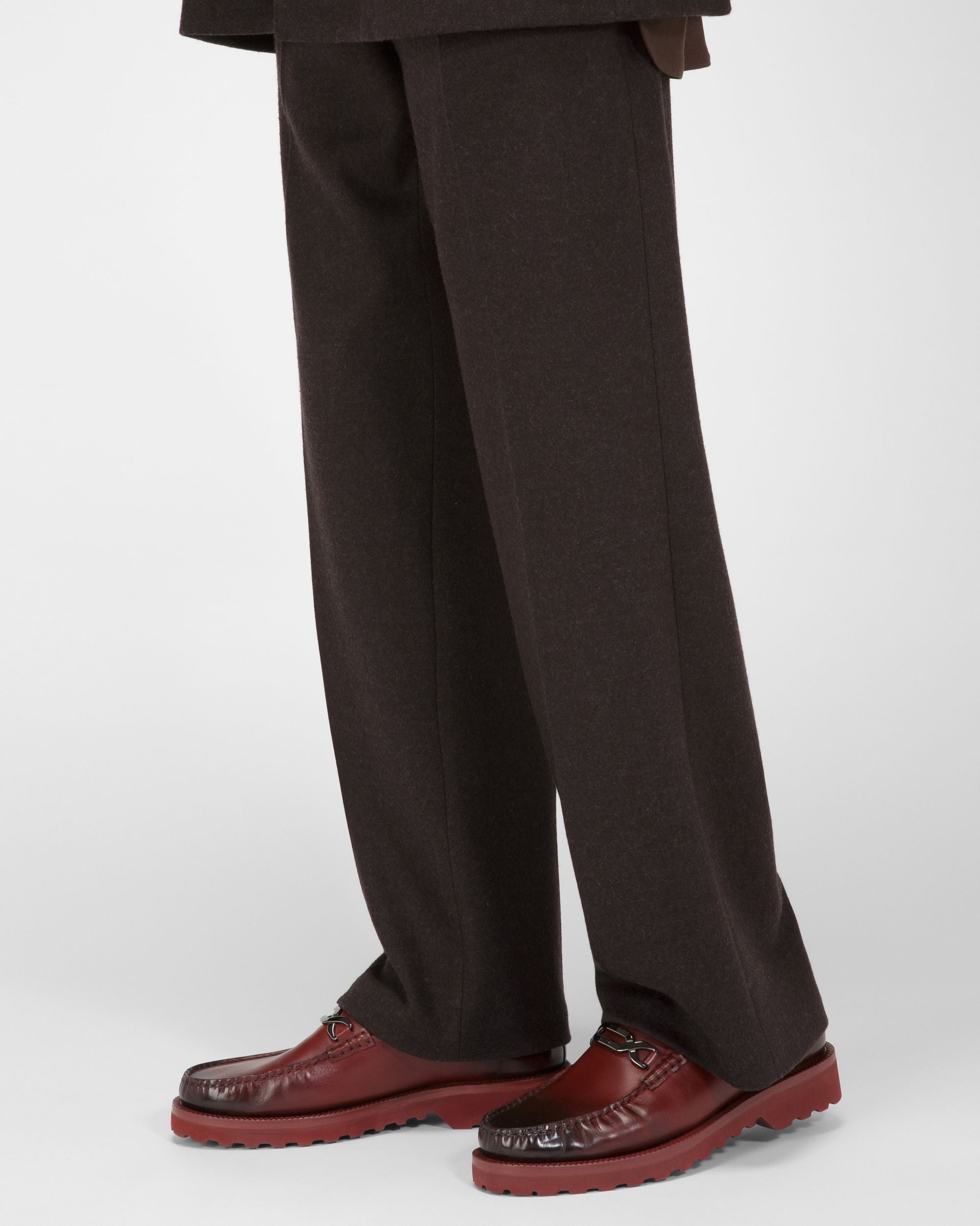 Novian Mocassins En Cuir Rouge Héritage - Homme - Bally - 07