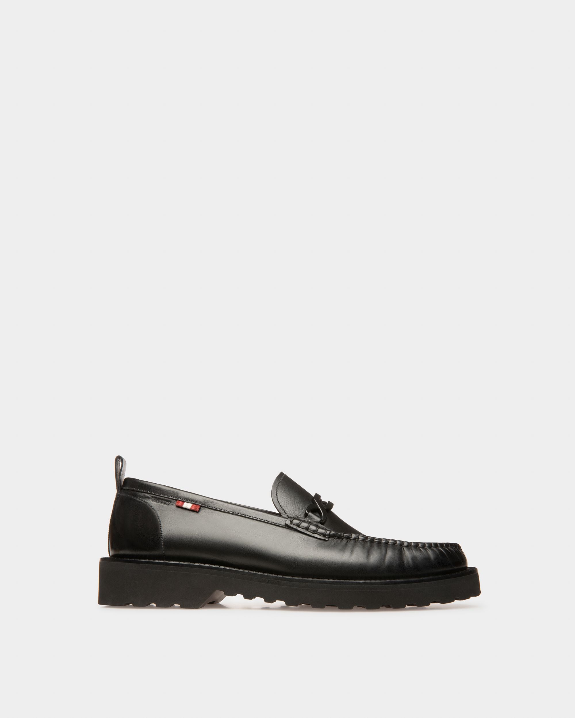 Novian Mokassins Aus Schwarzem Leder - Herren - Bally - 01