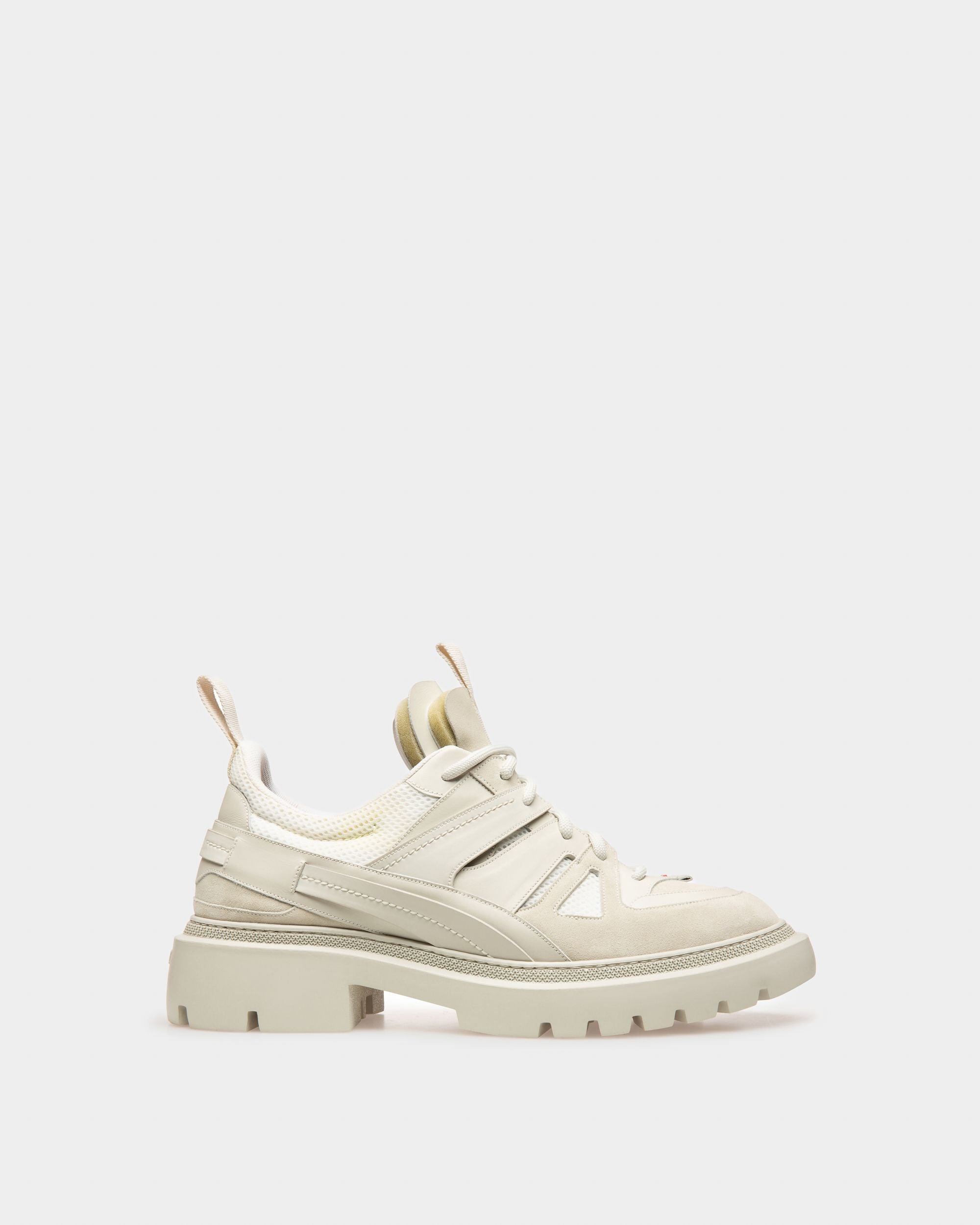 Vailont Derbies En Cuir Blanc Poussiéreux - Homme - Bally - 01