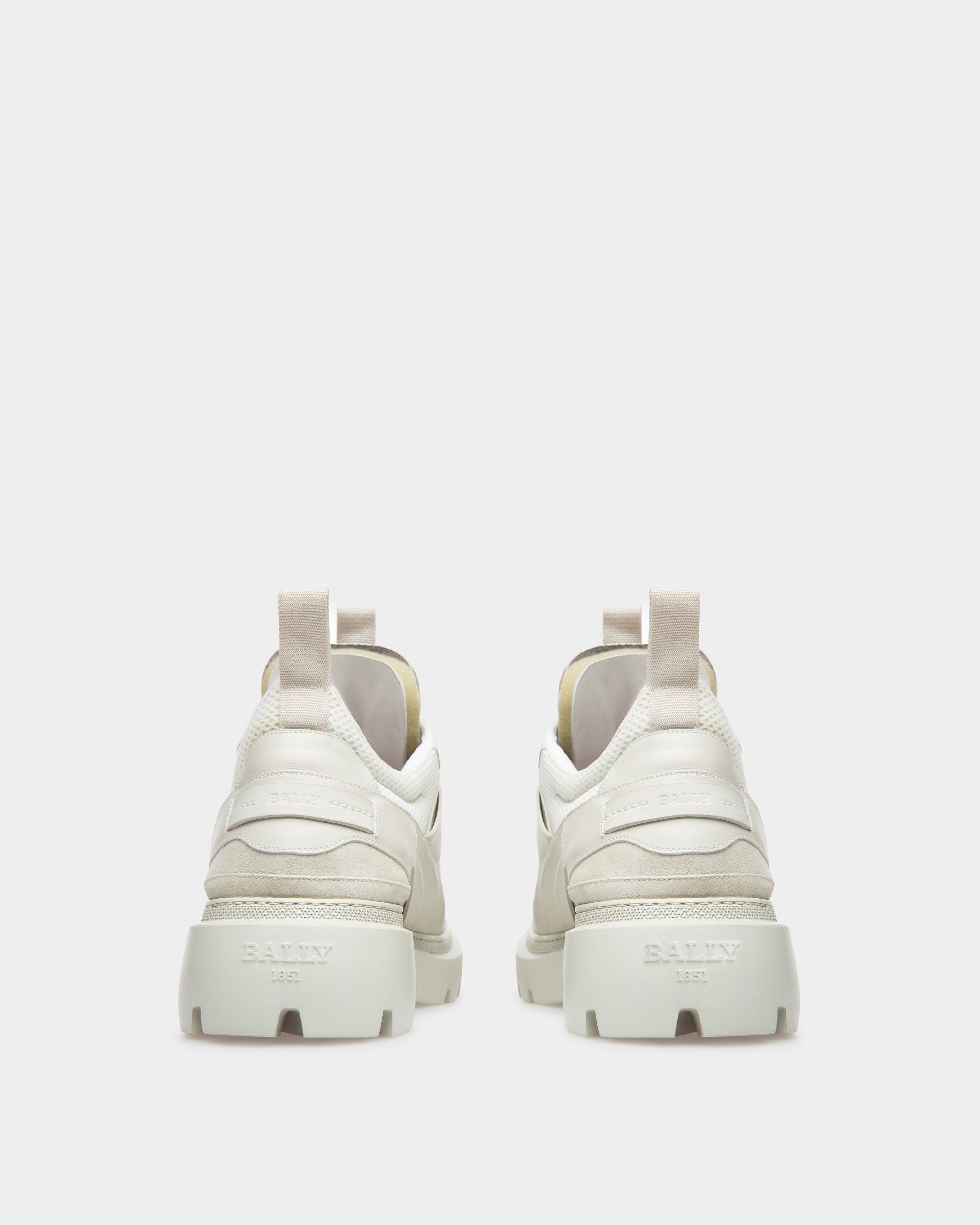 Vailont Derbies En Cuir Blanc Poussiéreux - Homme - Bally - 04