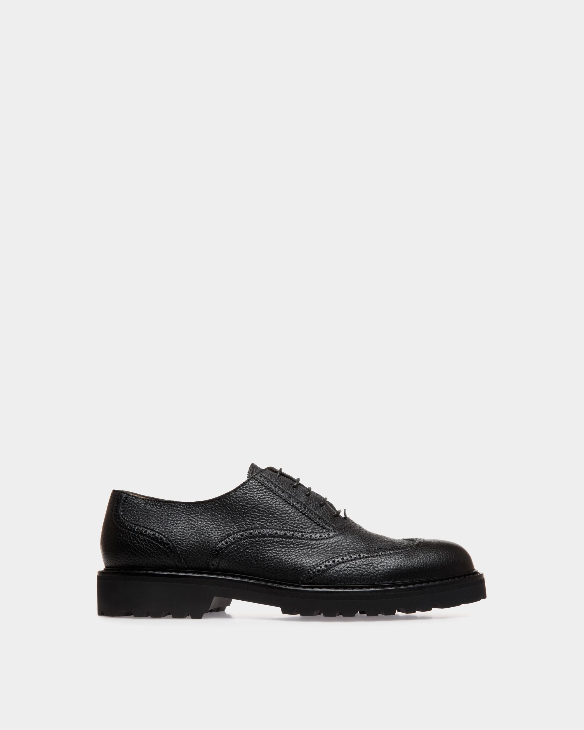 Lace-Ups In Black Leather - Men's - Bally - 01