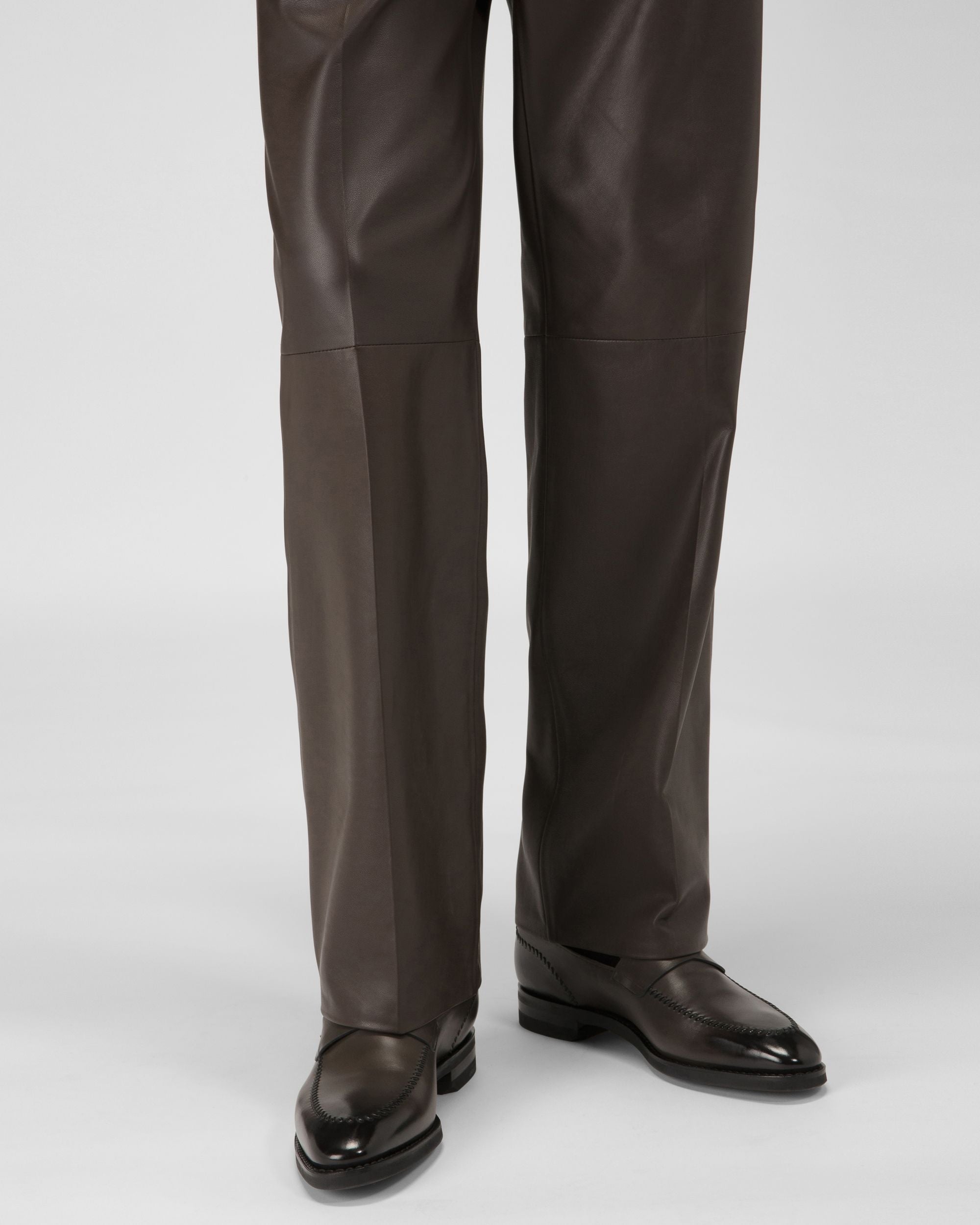 Scober Loafer Aus Militärgrünem Leder - Herren - Bally - 07
