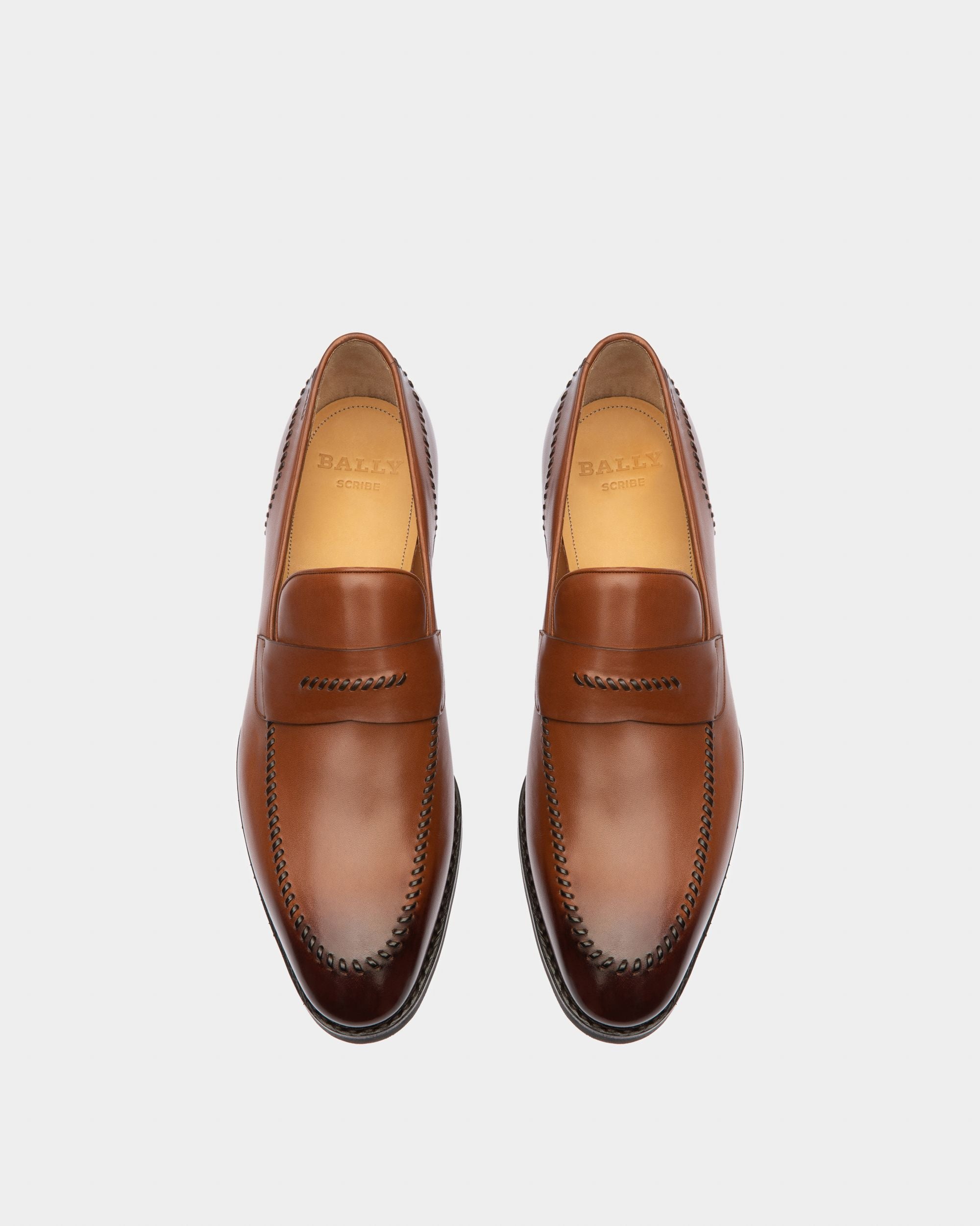 Scober Loafer Aus Braunem Leder - Herren - Bally - 02