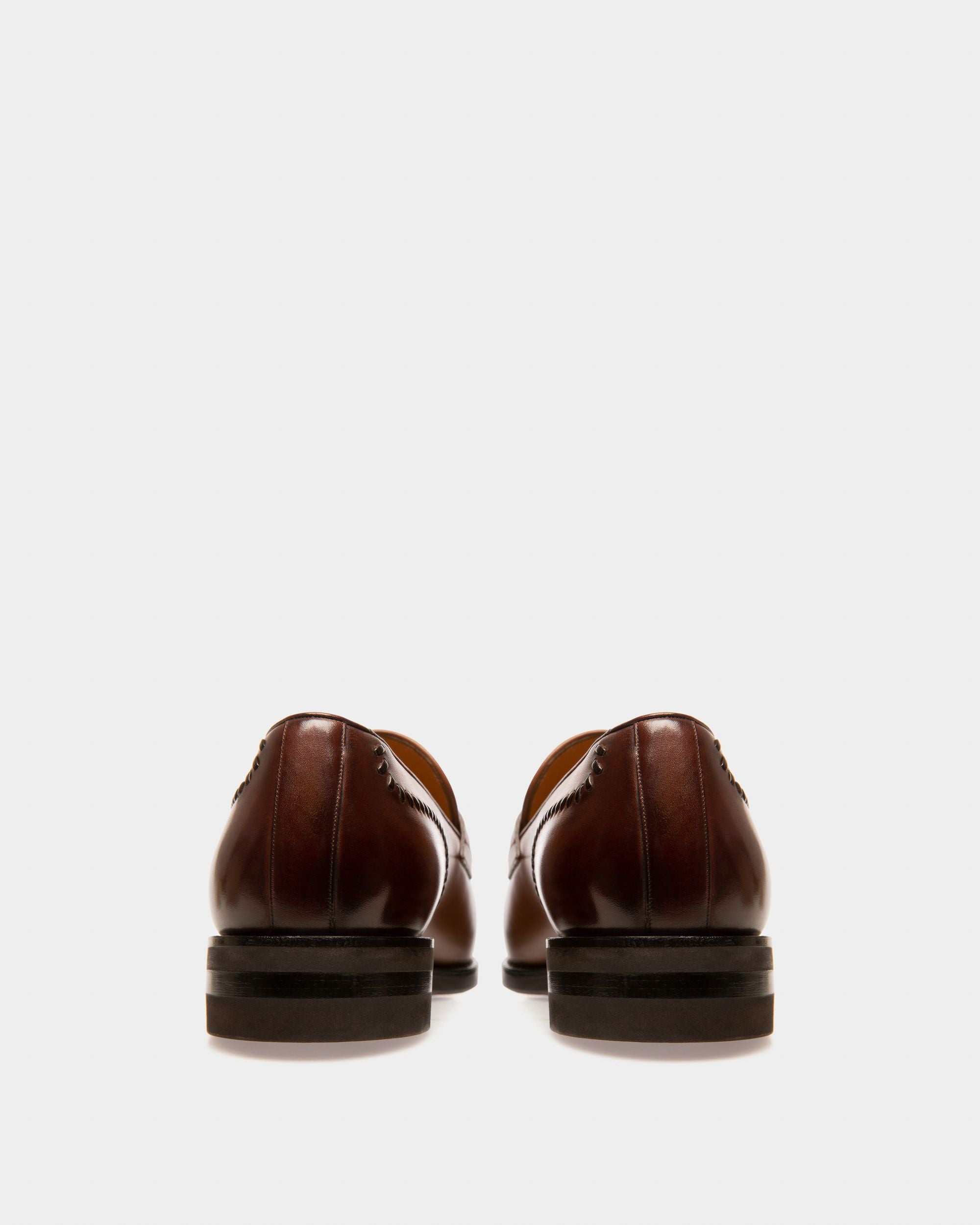 Scober Loafer Aus Braunem Leder - Herren - Bally - 04
