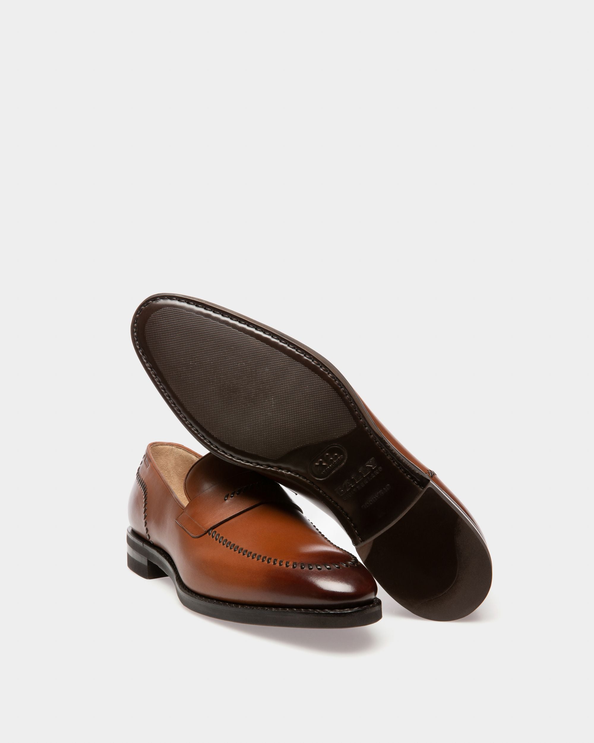 Scober Loafer Aus Braunem Leder - Herren - Bally - 05