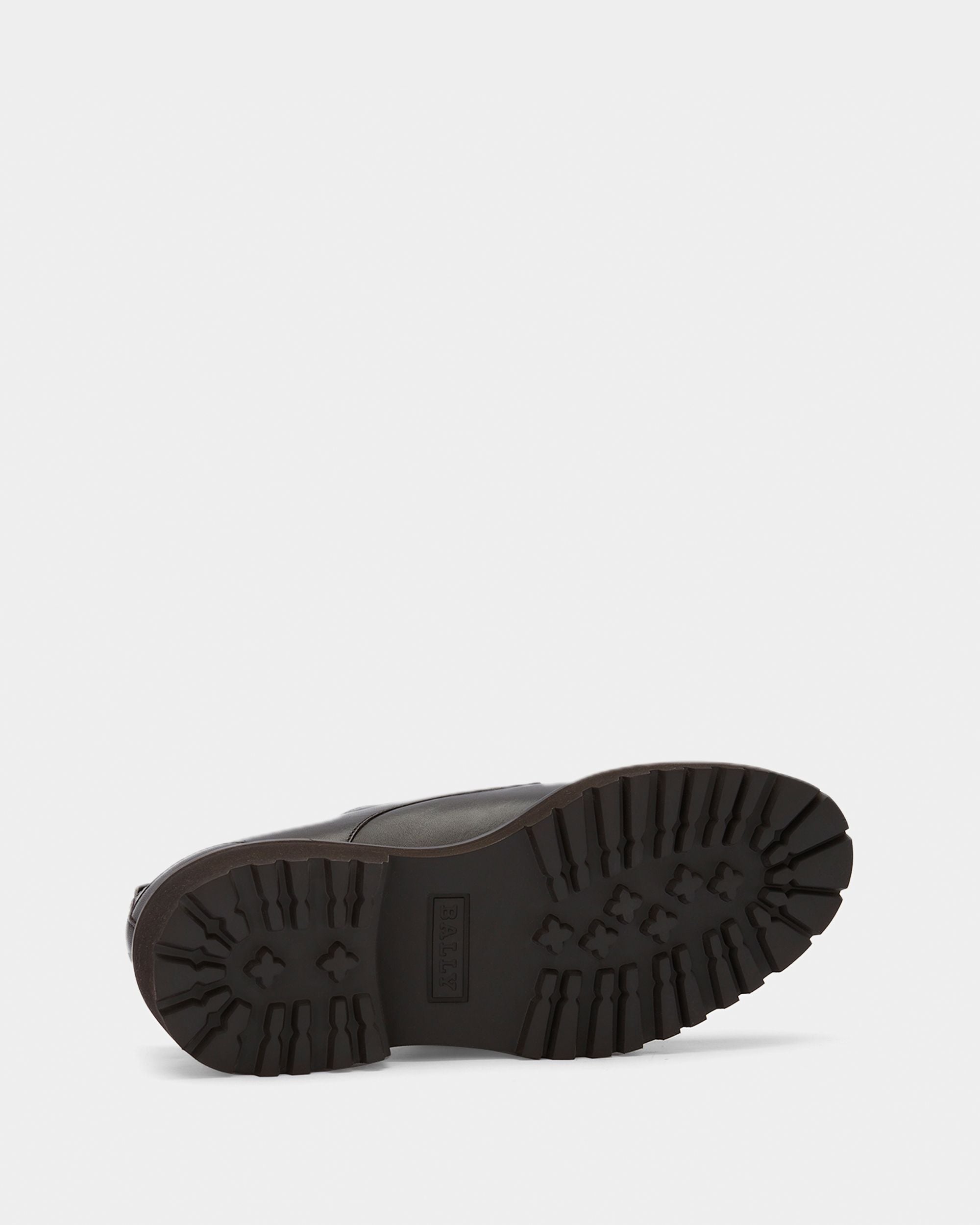 Men's Chocolate Leather Derby Shoes - Men's - Bally - 04
