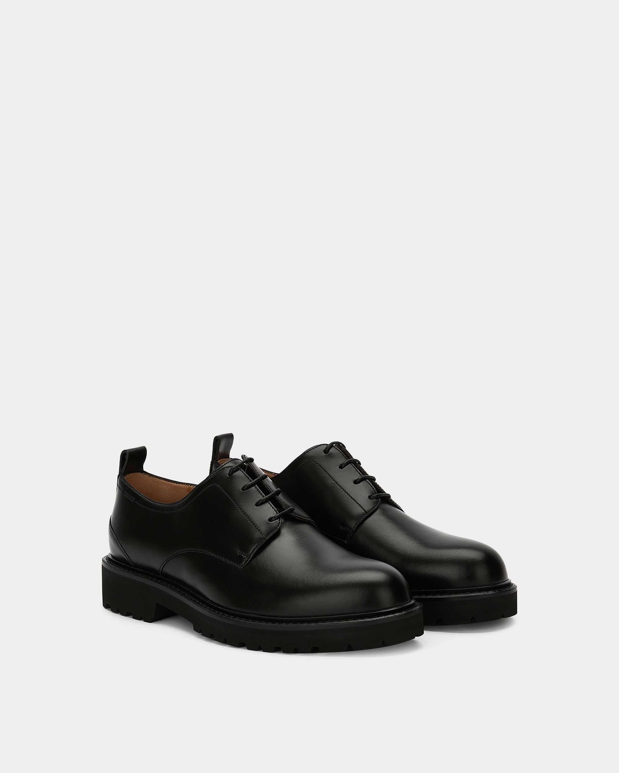 Men's Black Derby Shoes - Hombre - Bally - 02