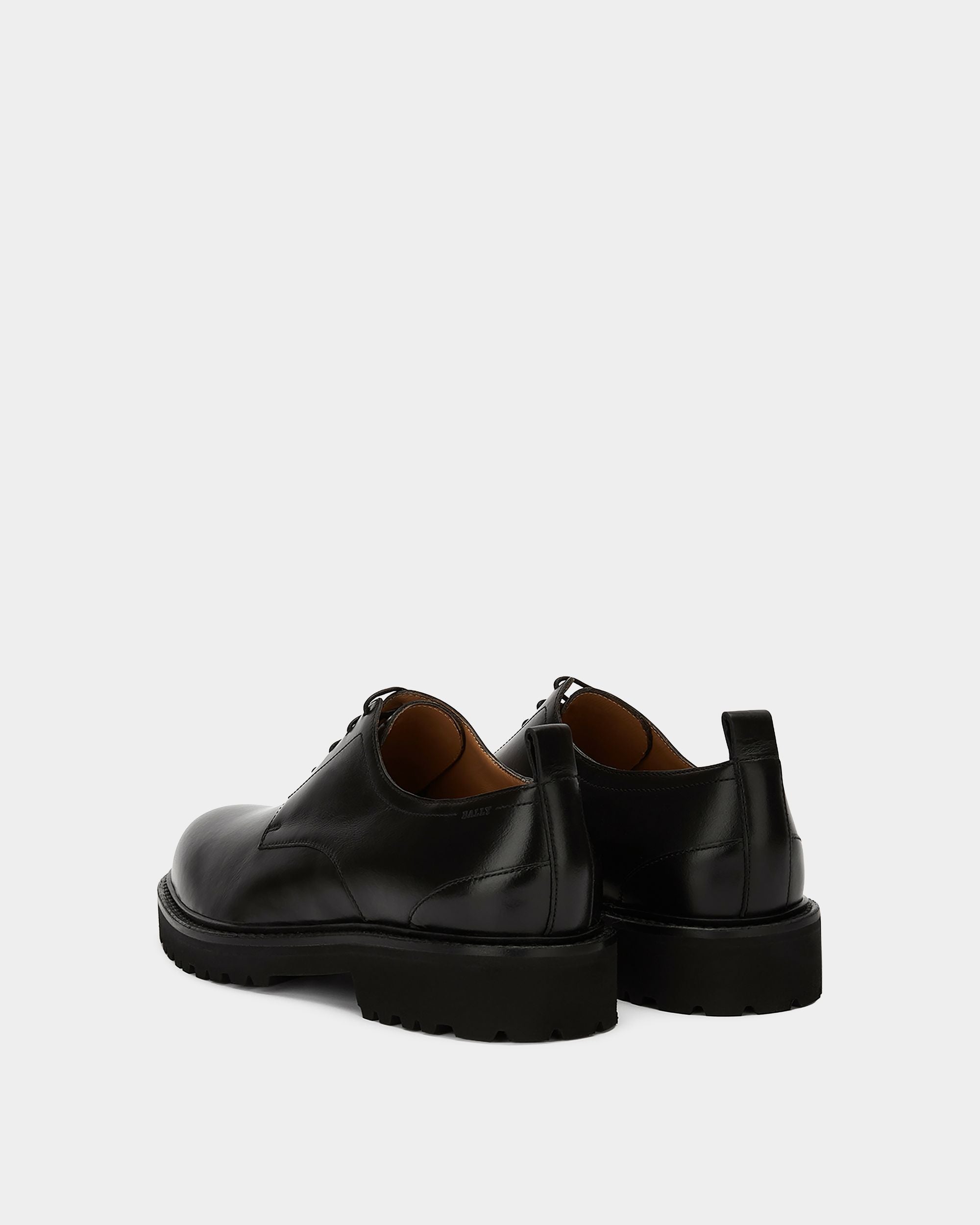 Men's Black Derby Shoes - Hombre - Bally - 03