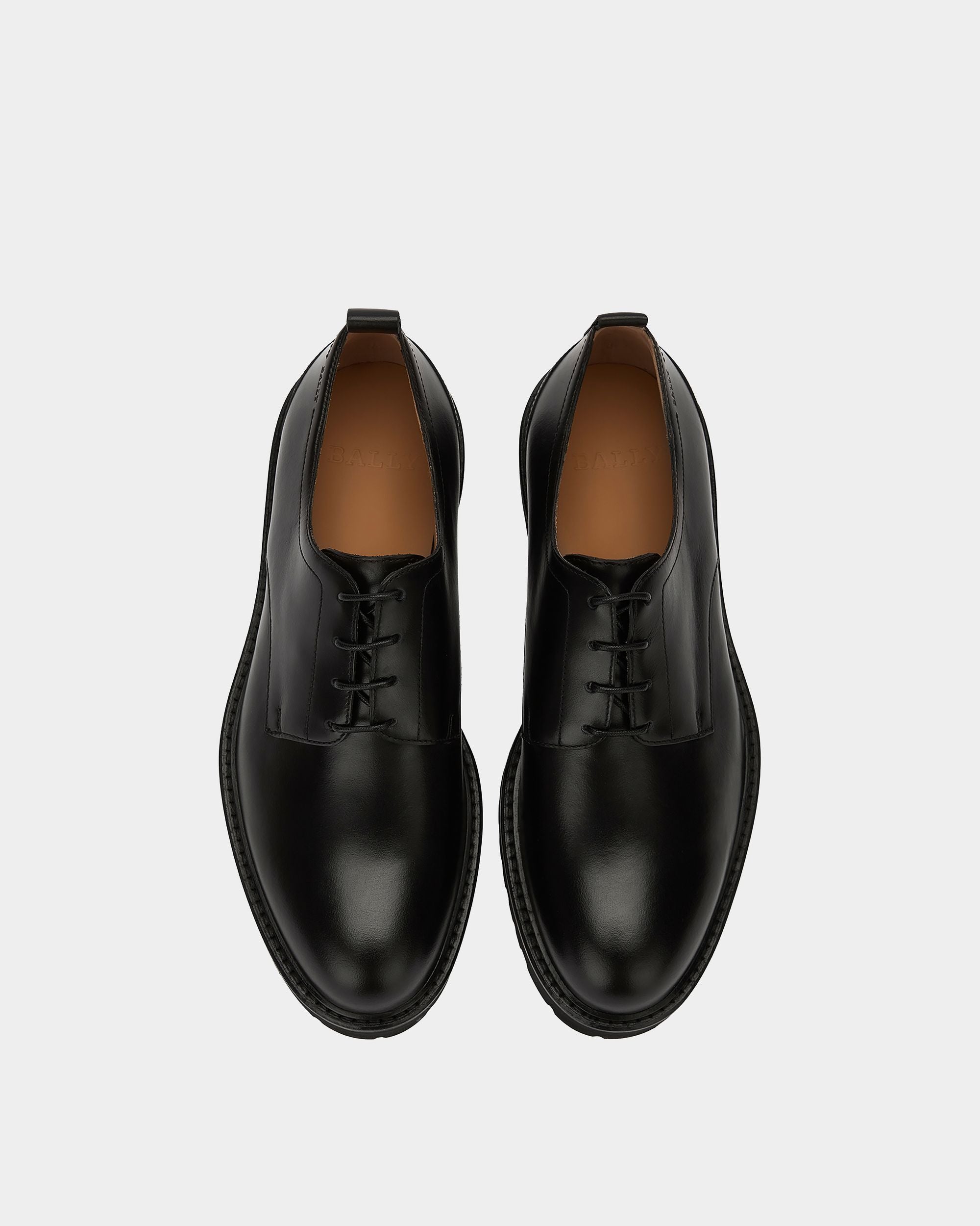Men's Black Derby Shoes - Hombre - Bally - 06