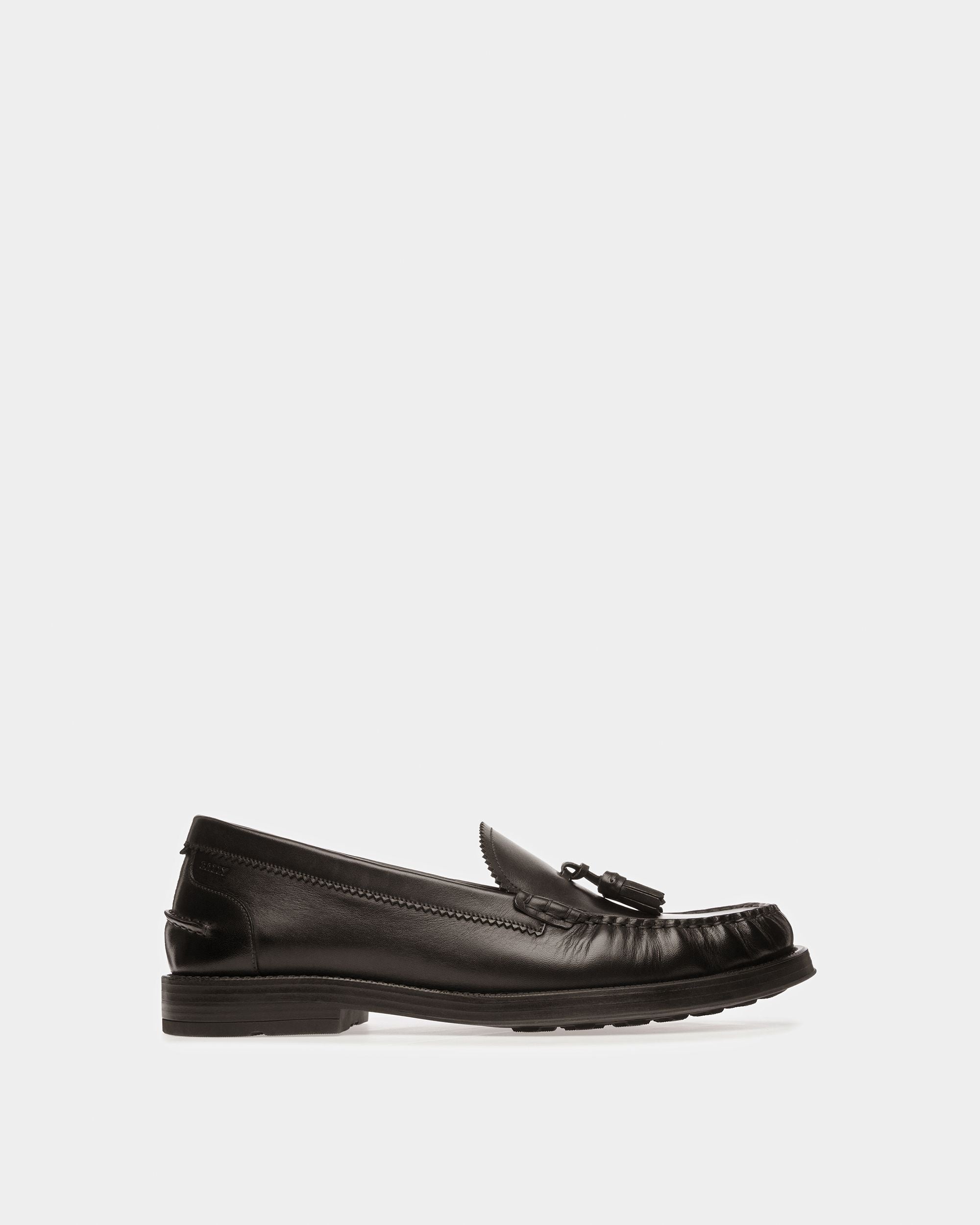 Resel Mokassins Aus Leder In Schwarz - Herren - Bally - 01