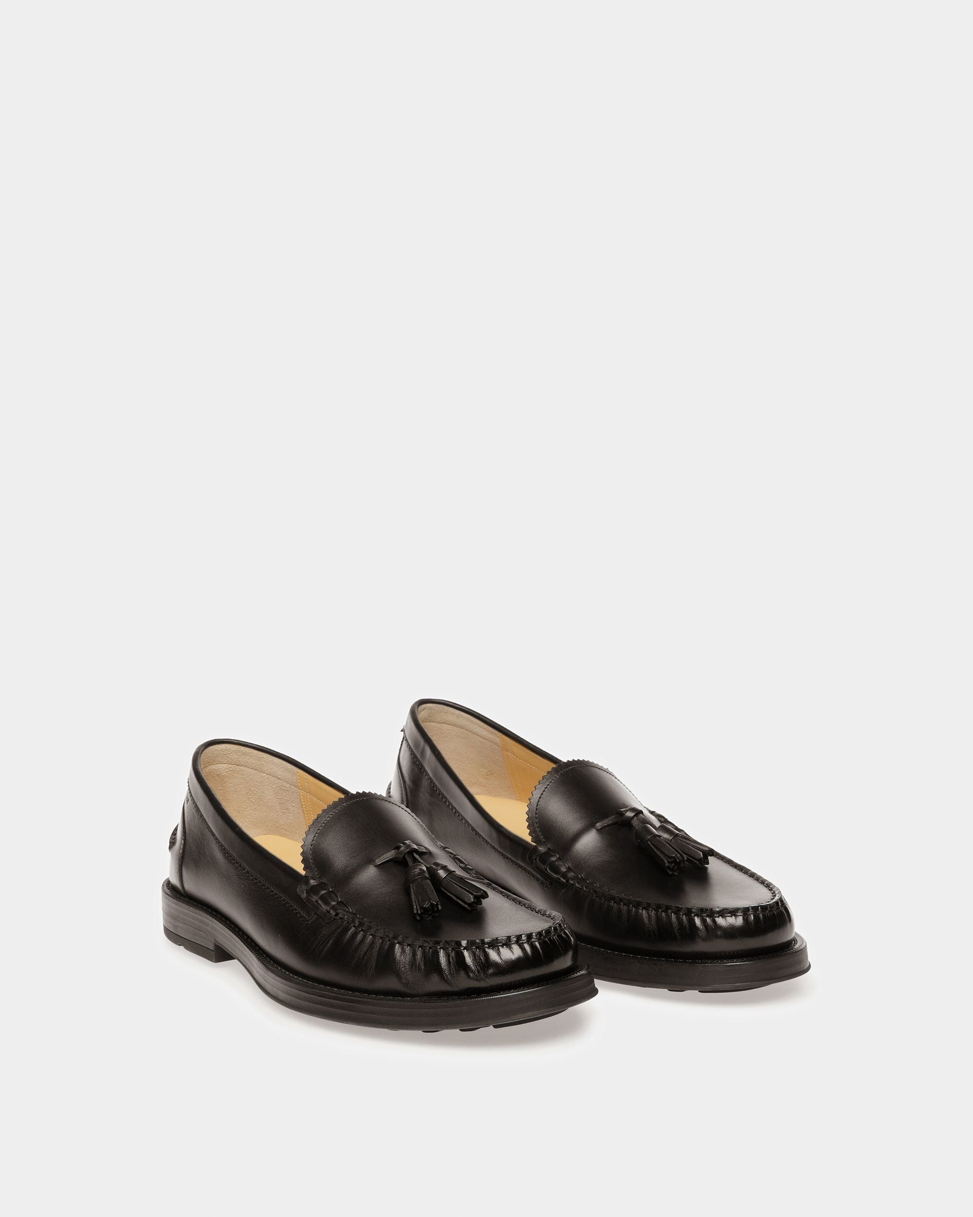 Resel Mokassins Aus Leder In Schwarz - Herren - Bally - 02