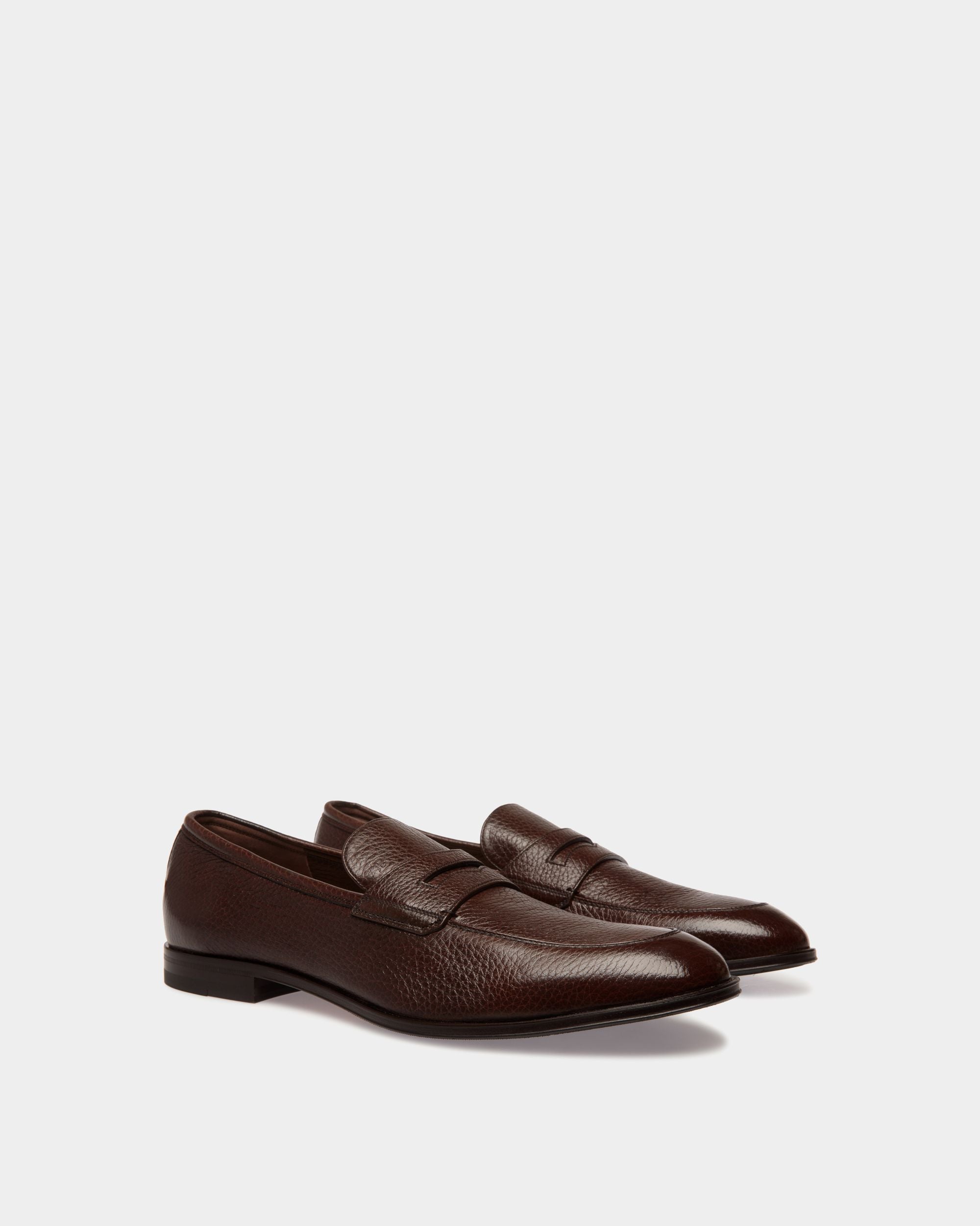 Mocassin Westminster En Cuir De Cerf Marron - Homme - Bally - 02