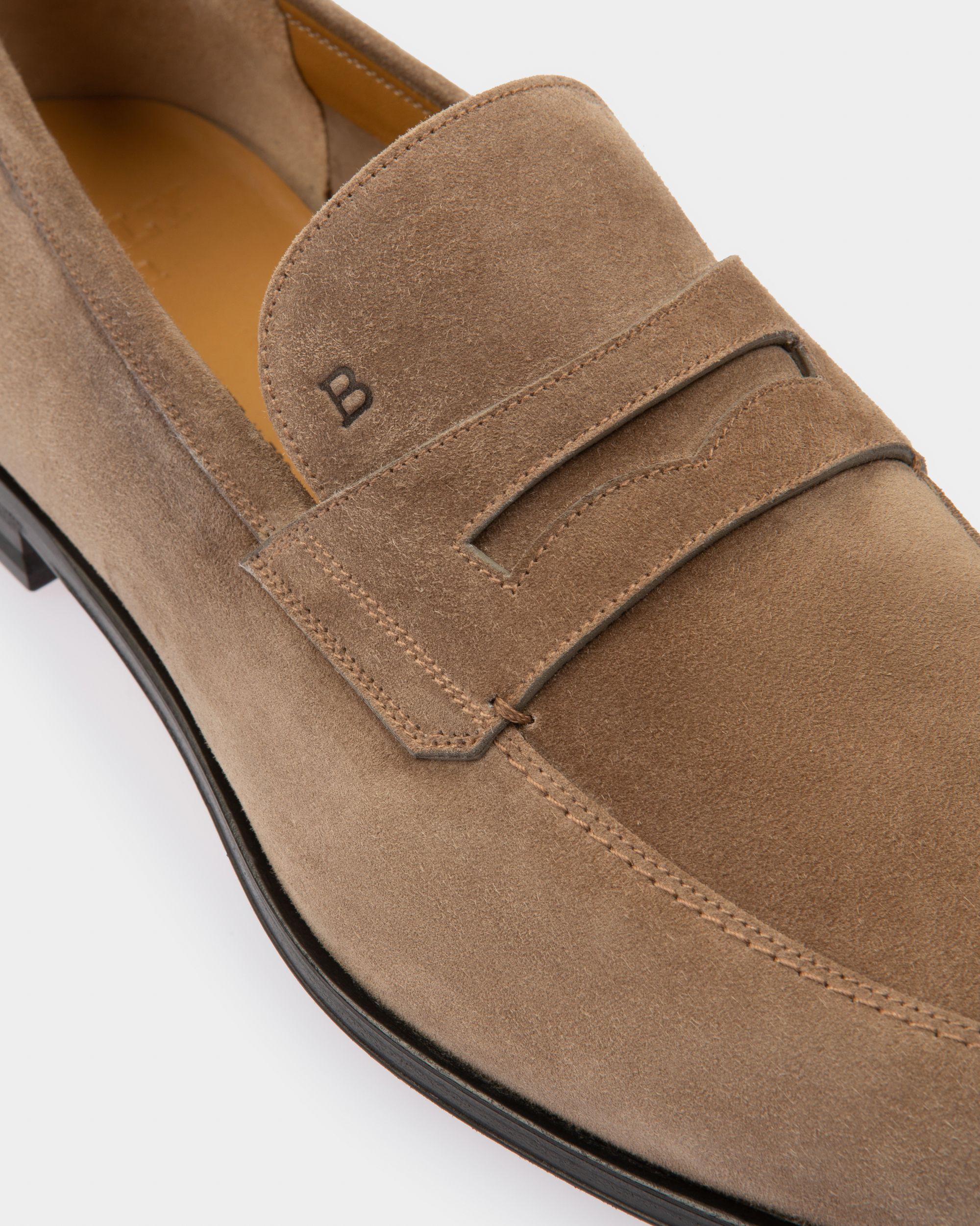 Webb Loafer Aus Taupefarbenem Leder - Herren - Bally - 05