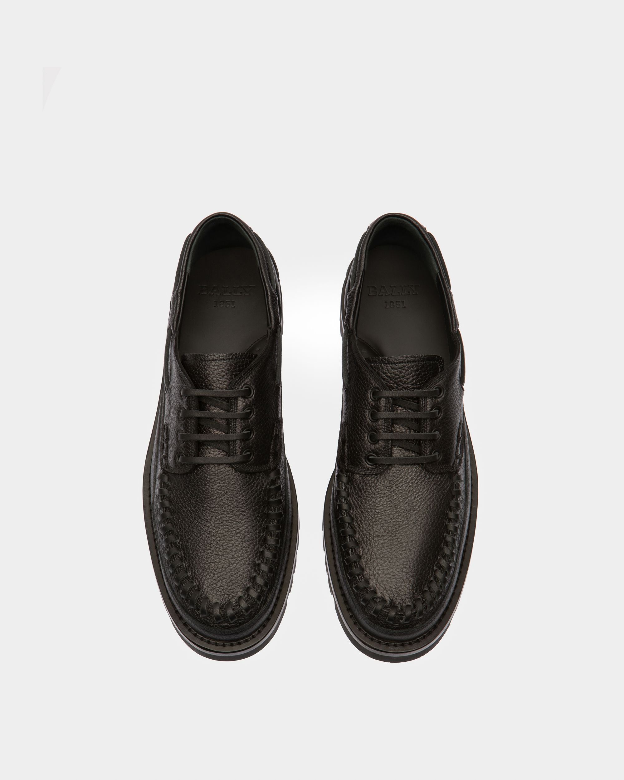 Trendal Derbies En Cuir Noir - Homme - Bally - 02