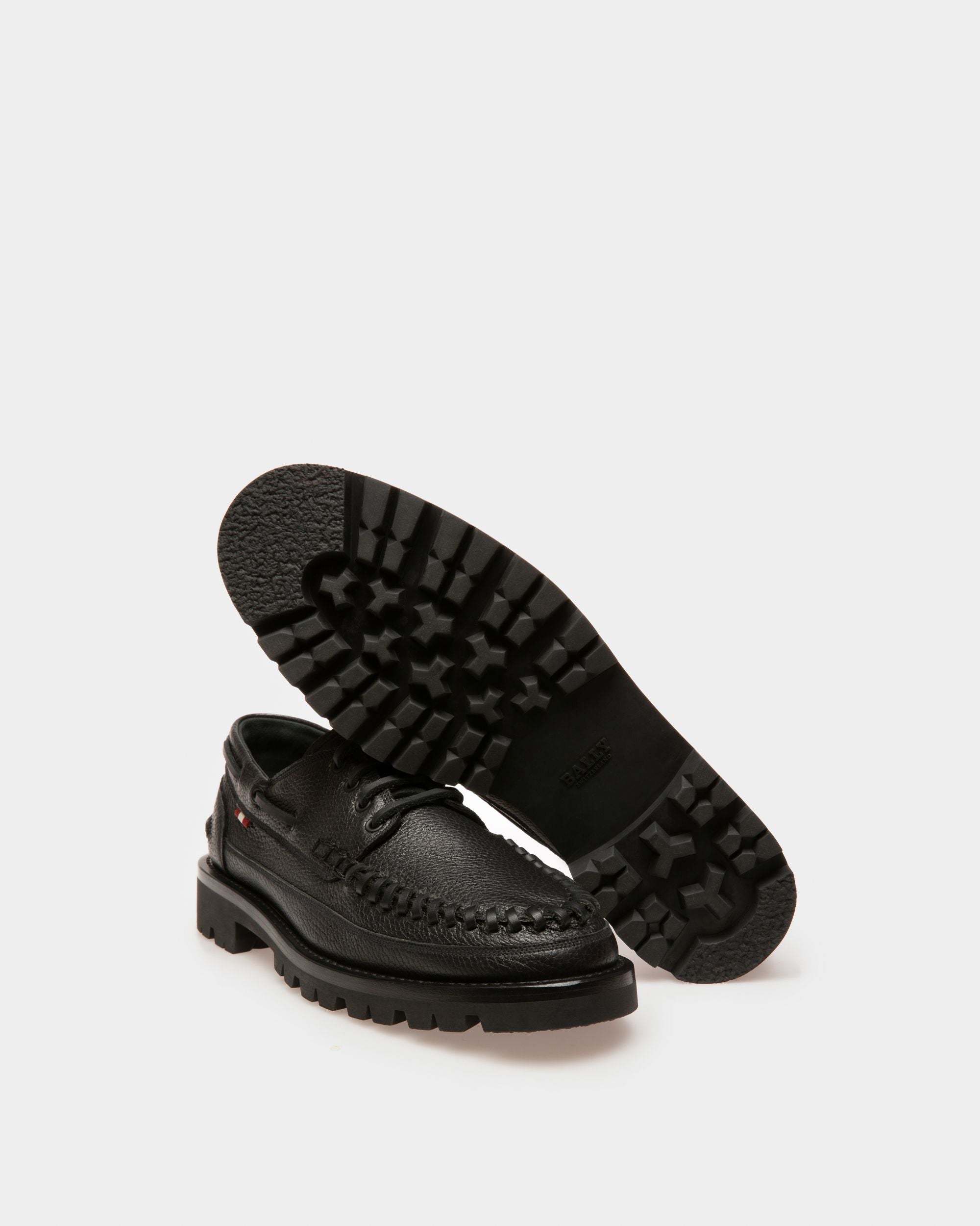 Trendal Derbies En Cuir Noir - Homme - Bally - 04