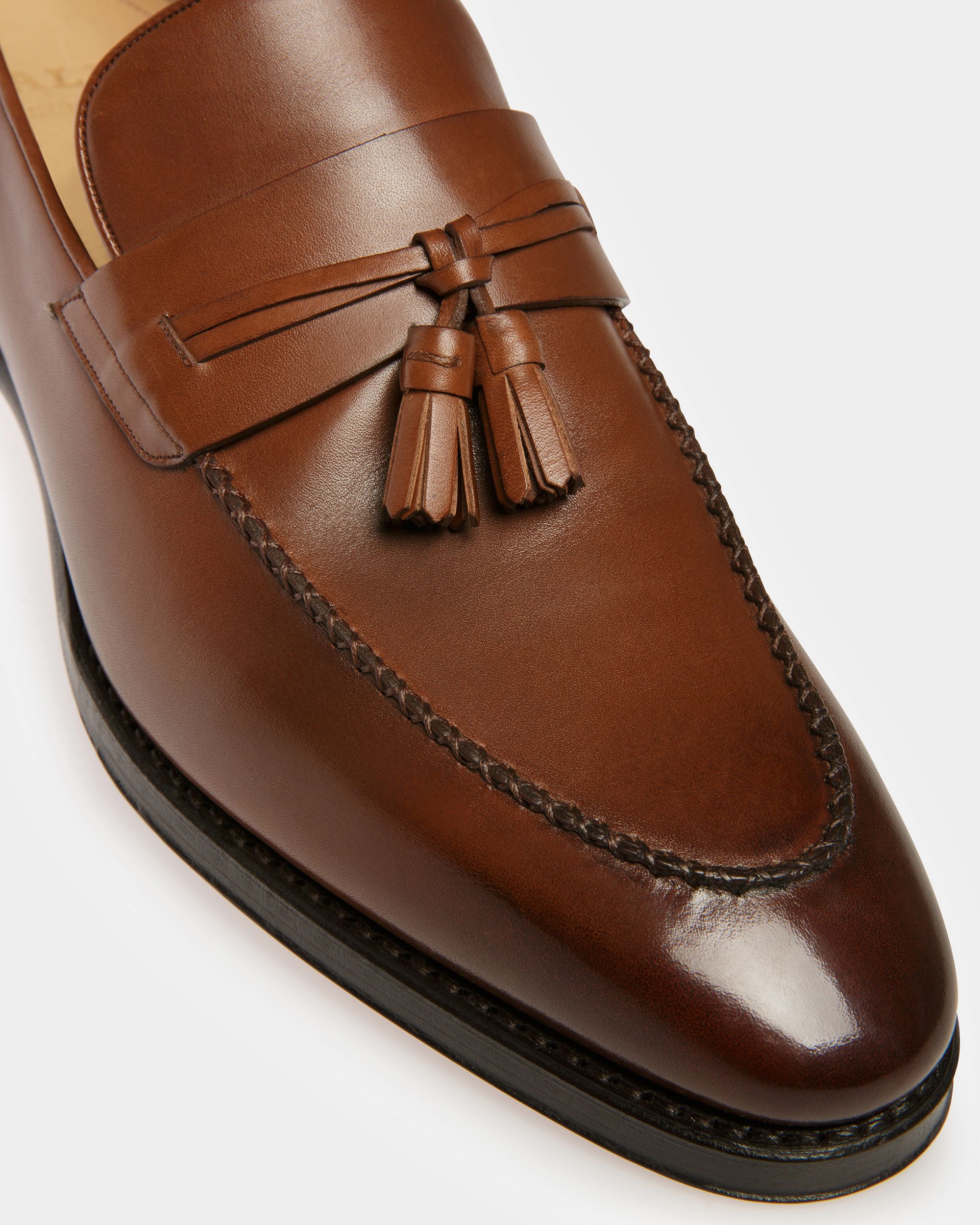 Skenny Mocassins En Cuir Marron - Homme - Bally - 06