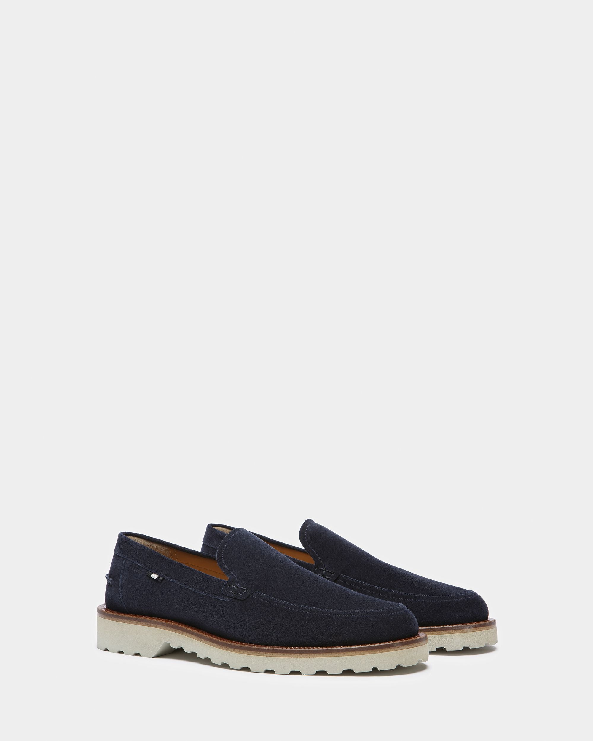 Novald Leder-Loafer In Mitternachtsblau - Herren - Bally - 05