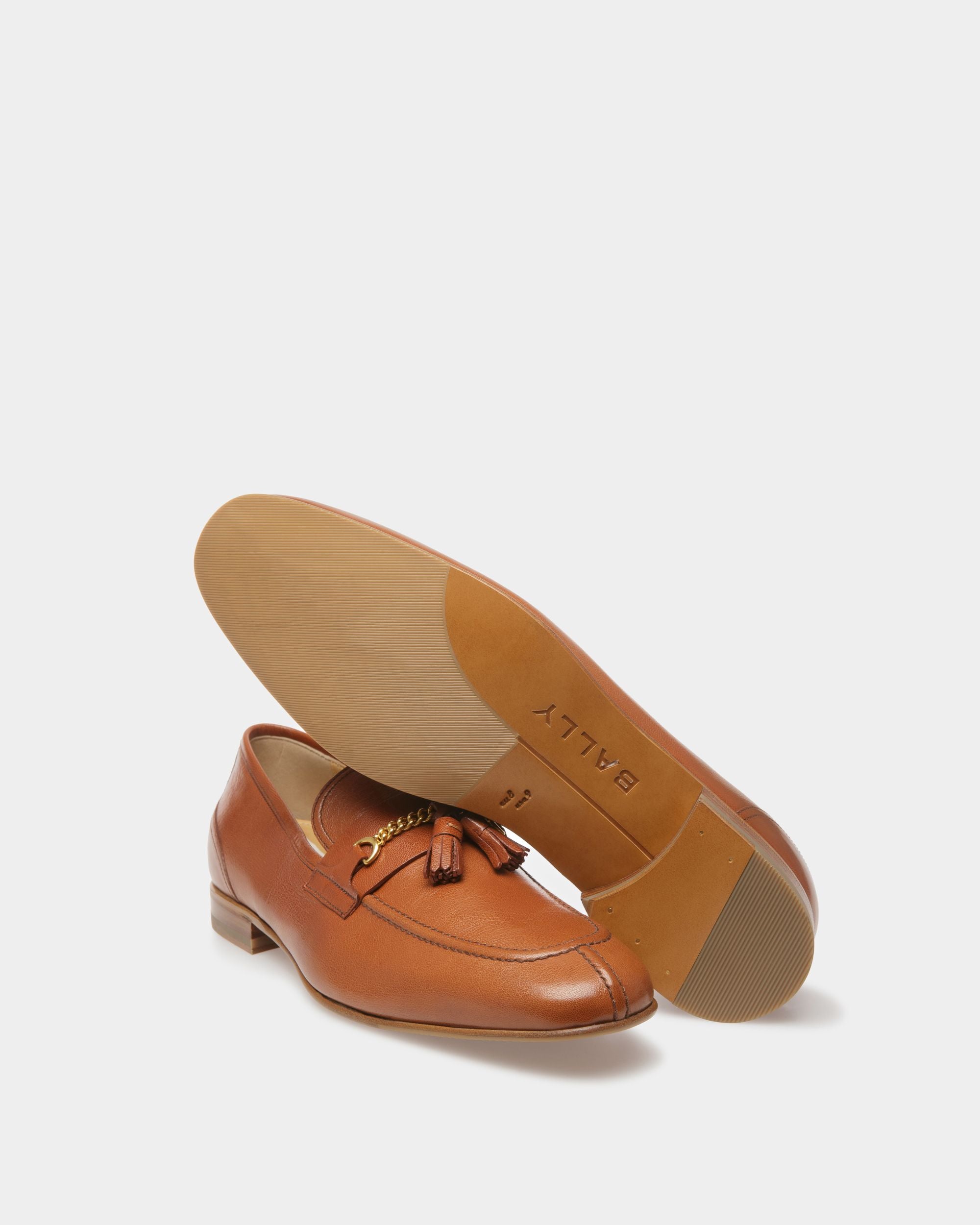 Suisse Loafers In Brown Leather - Men's - Bally - 04
