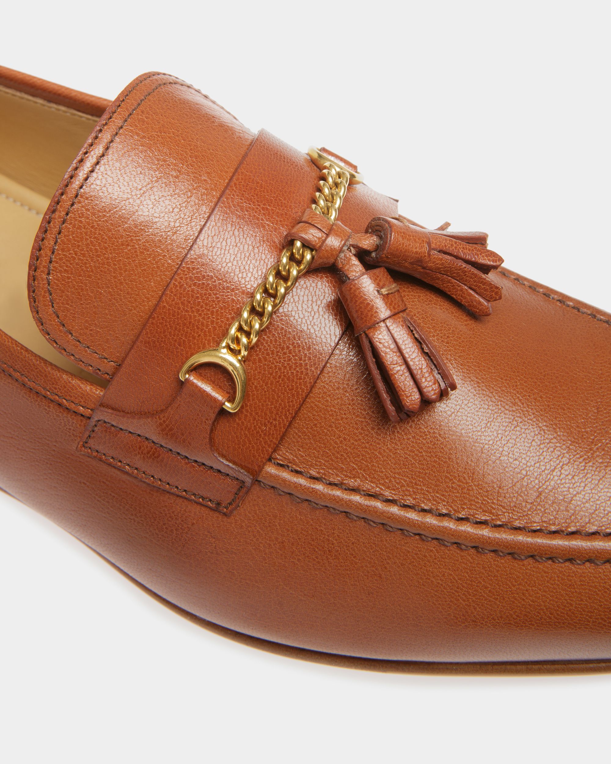 Suisse Loafers In Brown Leather - Men's - Bally - 05