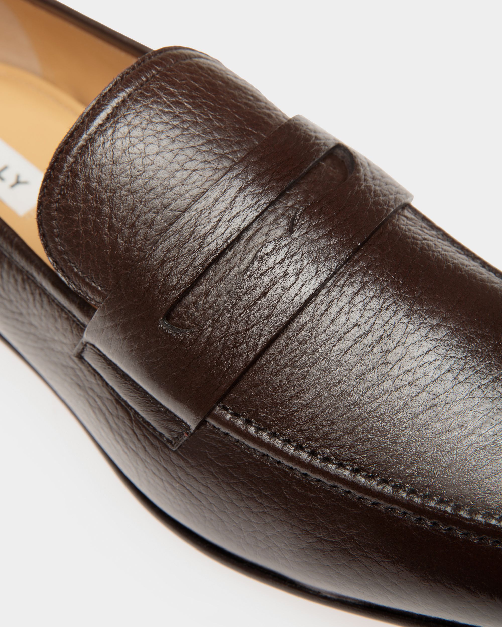Suisse Loafer In Brown Leather - Hombre - Bally - 04