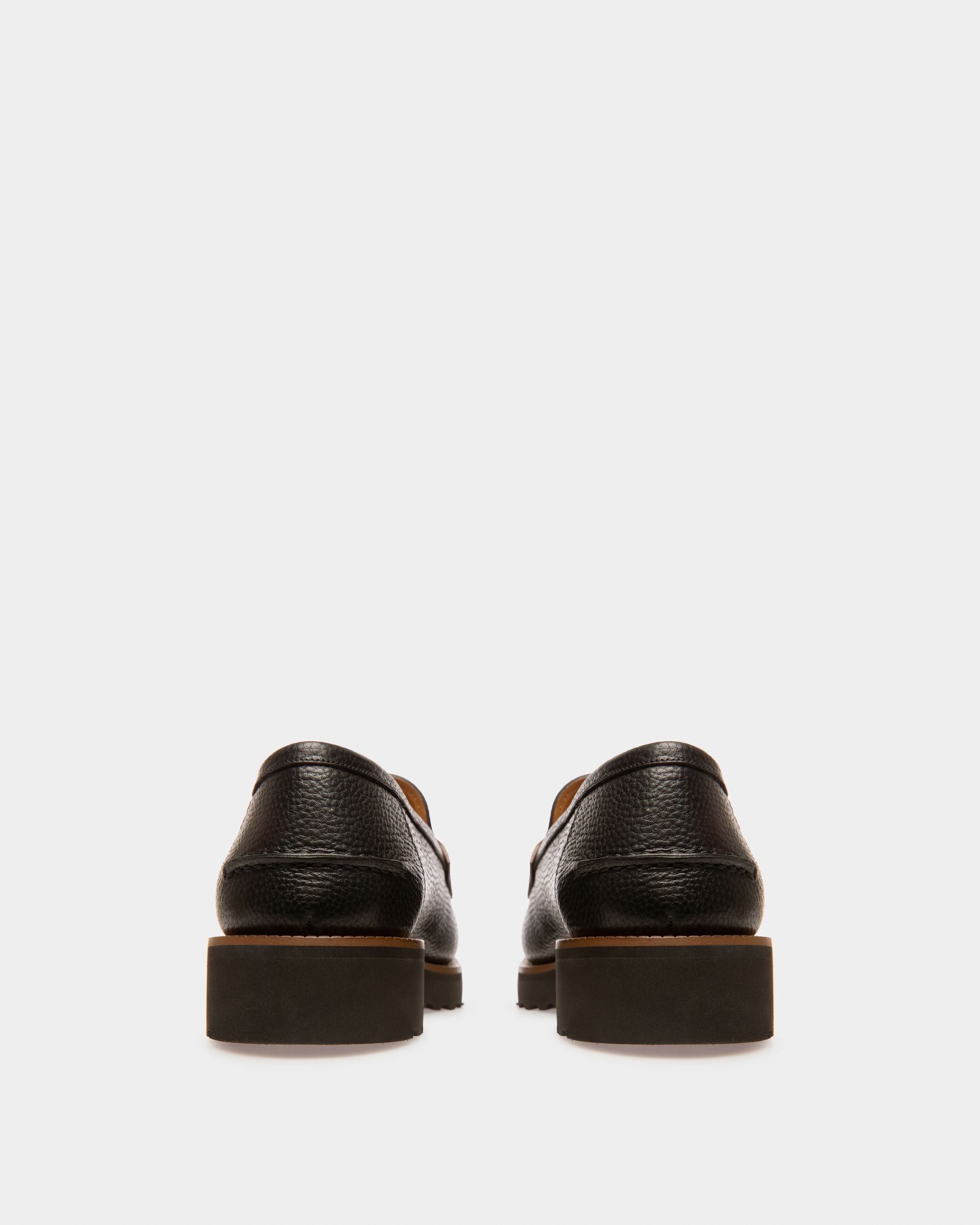 Noah Leather Loafers In Black & Brown - Herren - Bally - 03