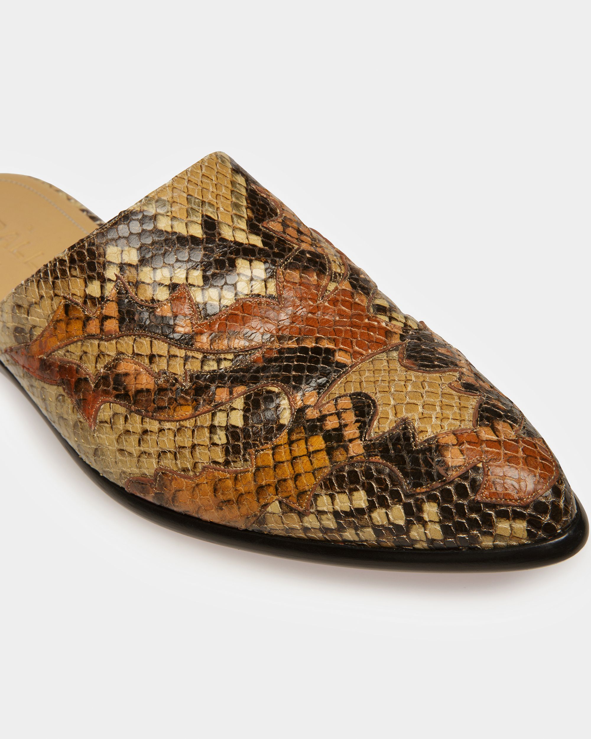 Slippers Gaiman Finition Imprimé Python - Homme - Bally - 05