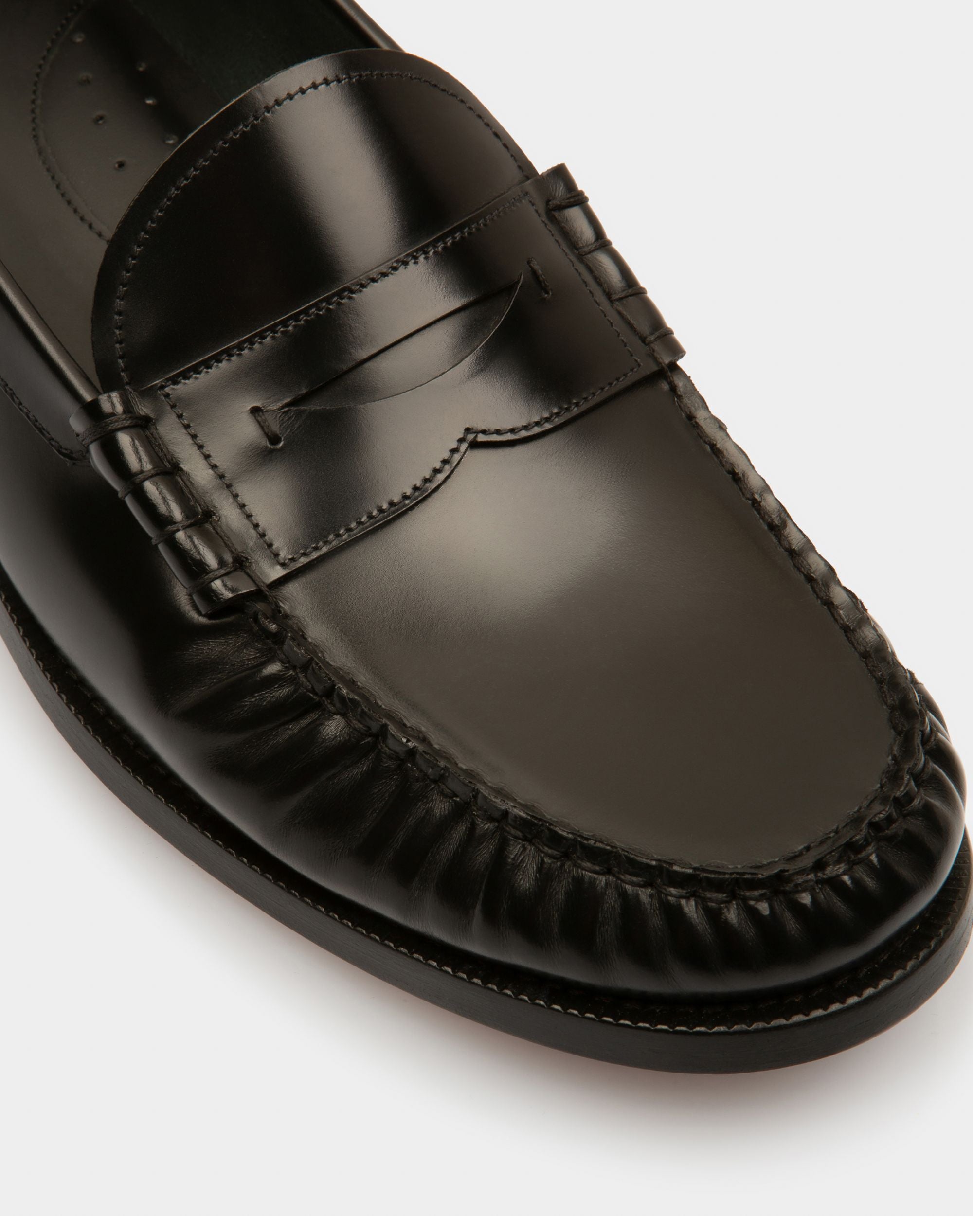 Coelo Mocassins En Cuir Noir - Homme - Bally - 05