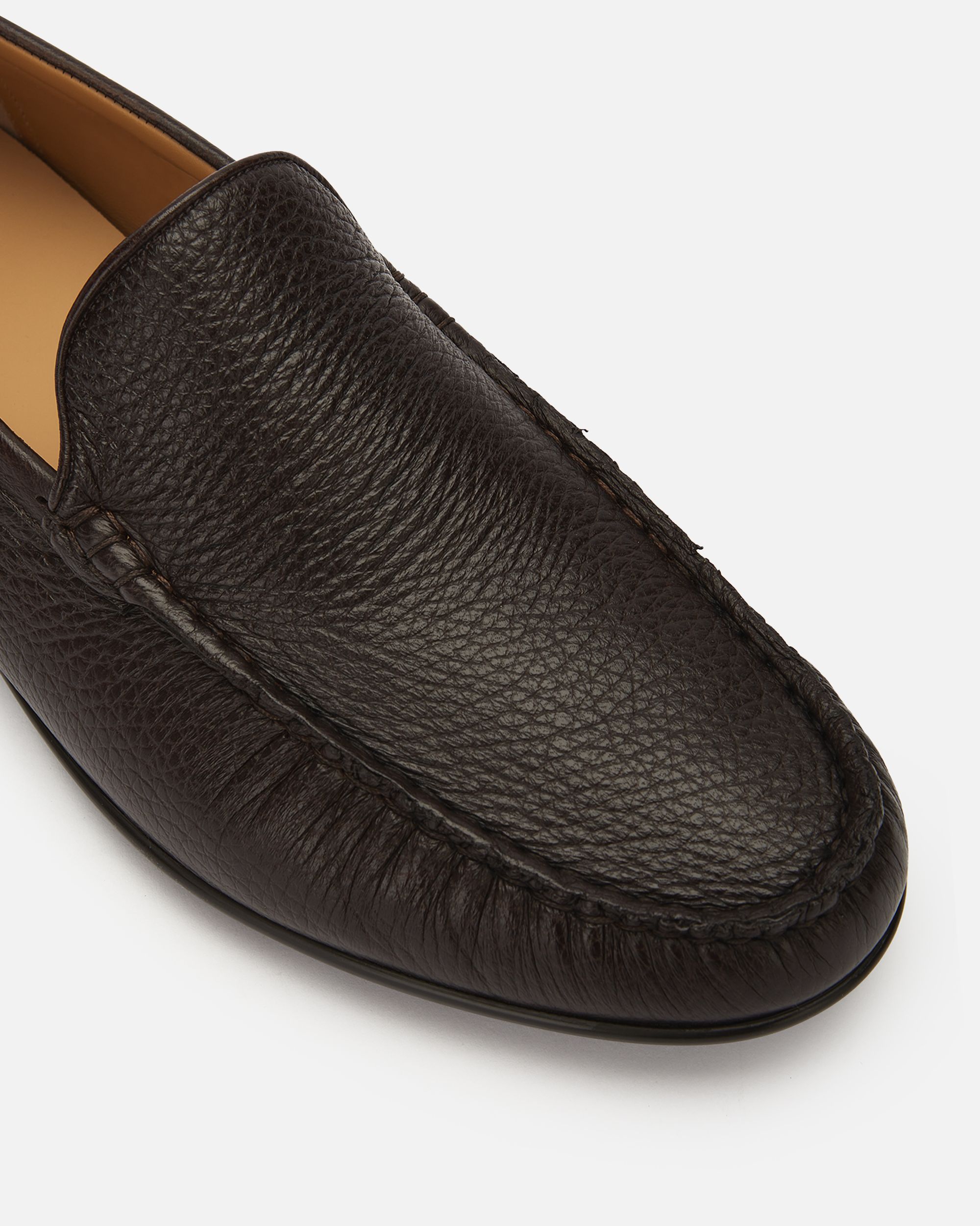 Men's Brown Leather Loafers - Homme - Bally - 04