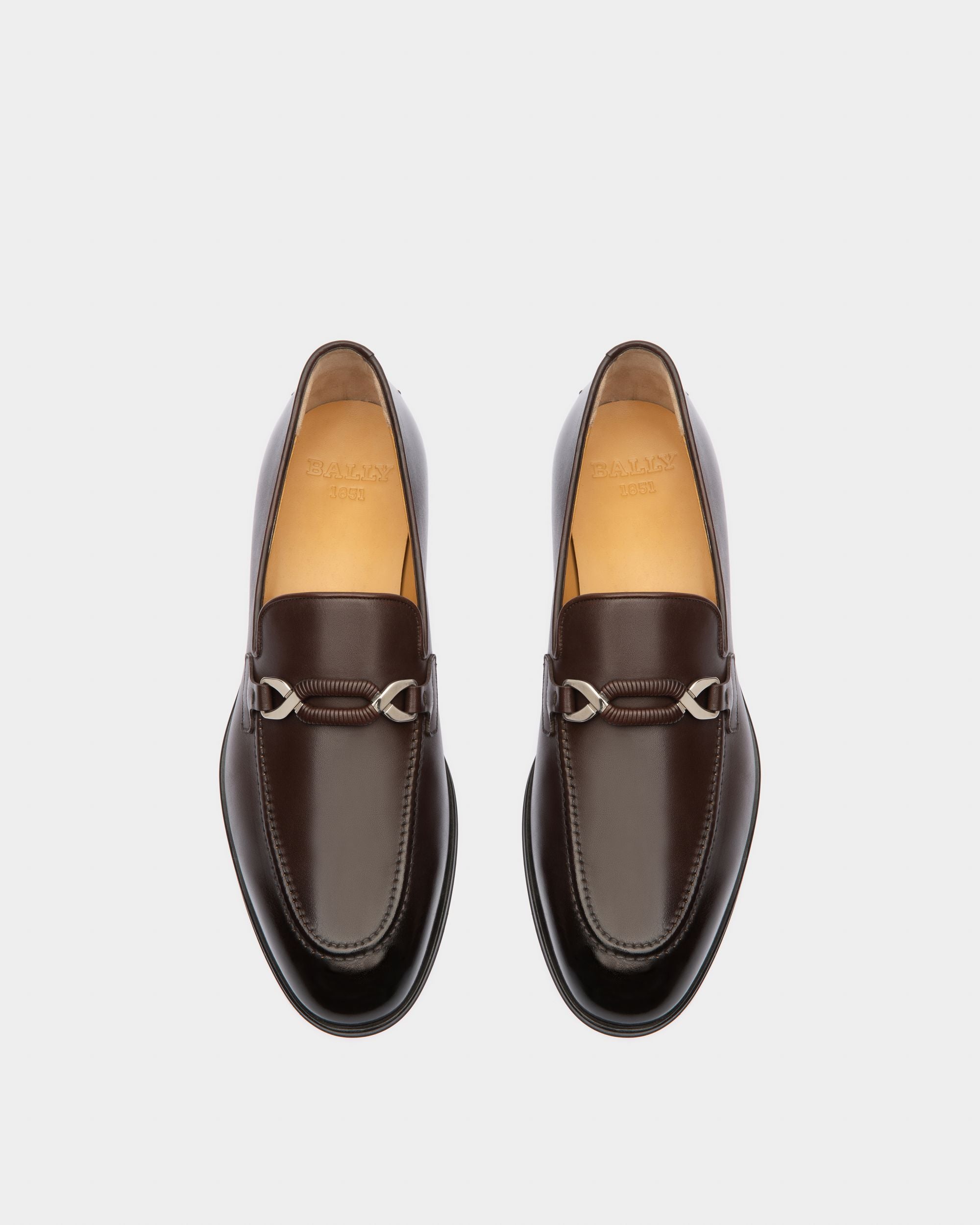 Wernof Mocassins En Cuir Marron - Homme - Bally - 02