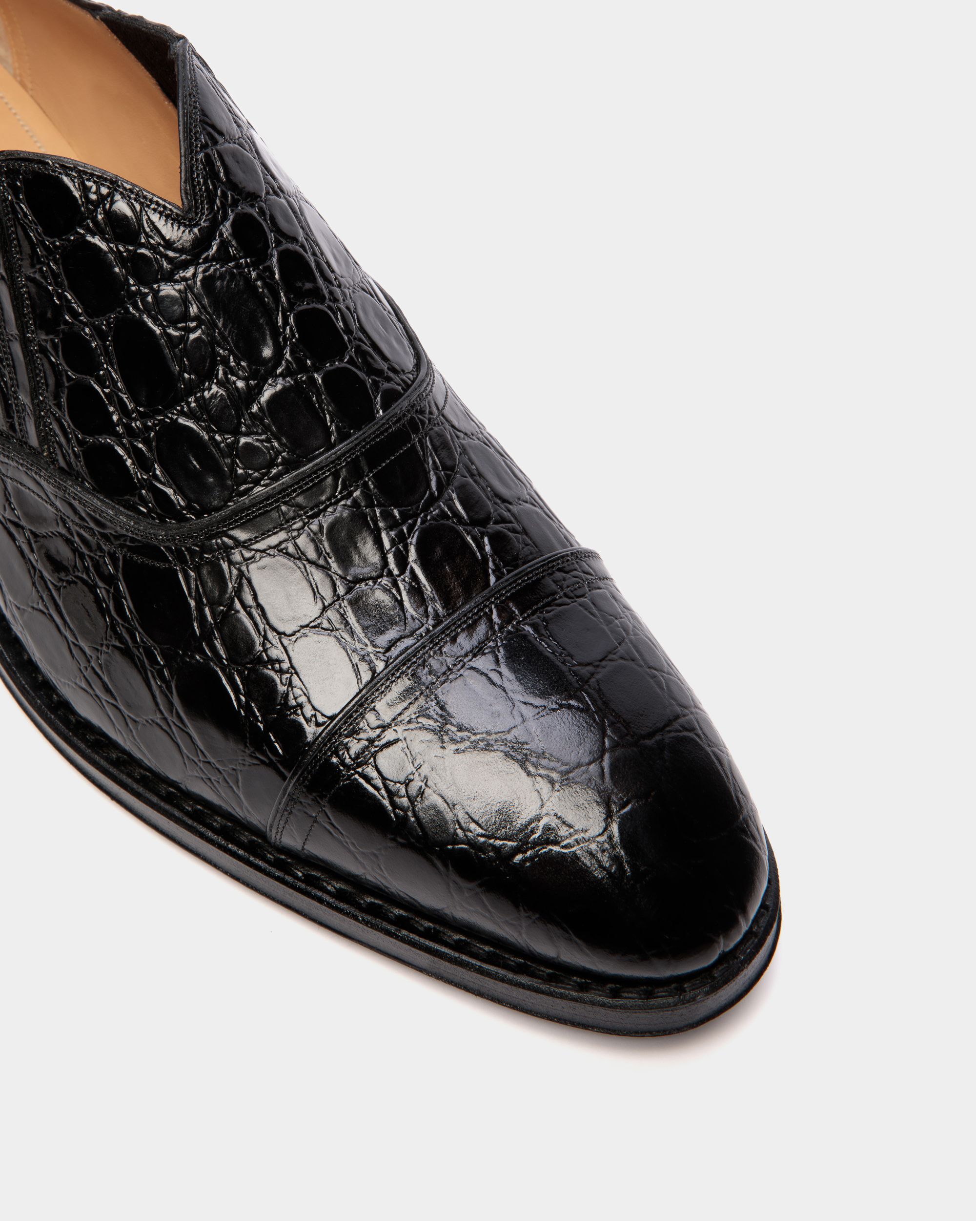 Scribe Loafer Aus Bedrucktem Leder In Schwarz - Herren - Bally - 04