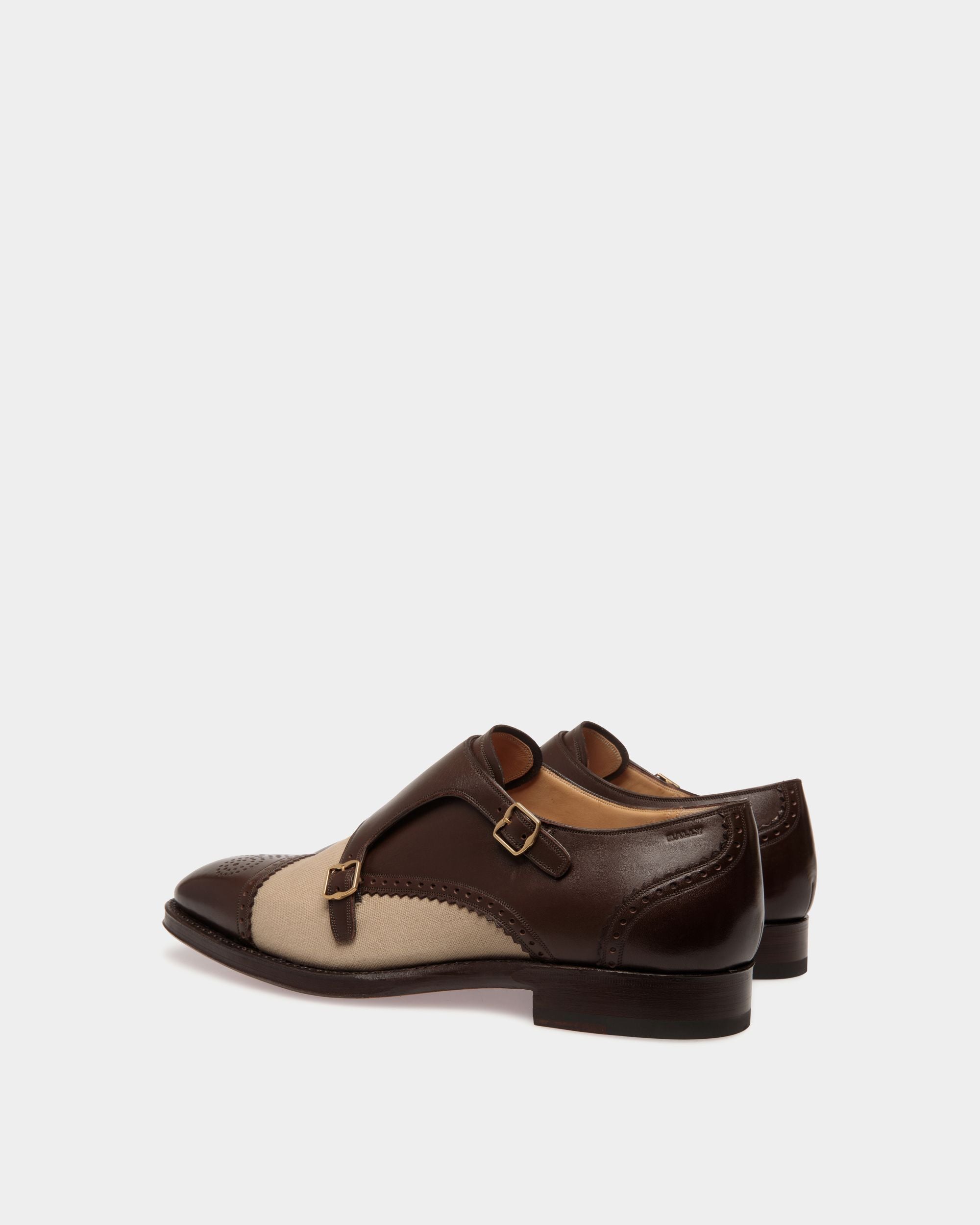 Scribe Monk-Schuh Aus Leder Und Stoff - Herren - Bally - 03