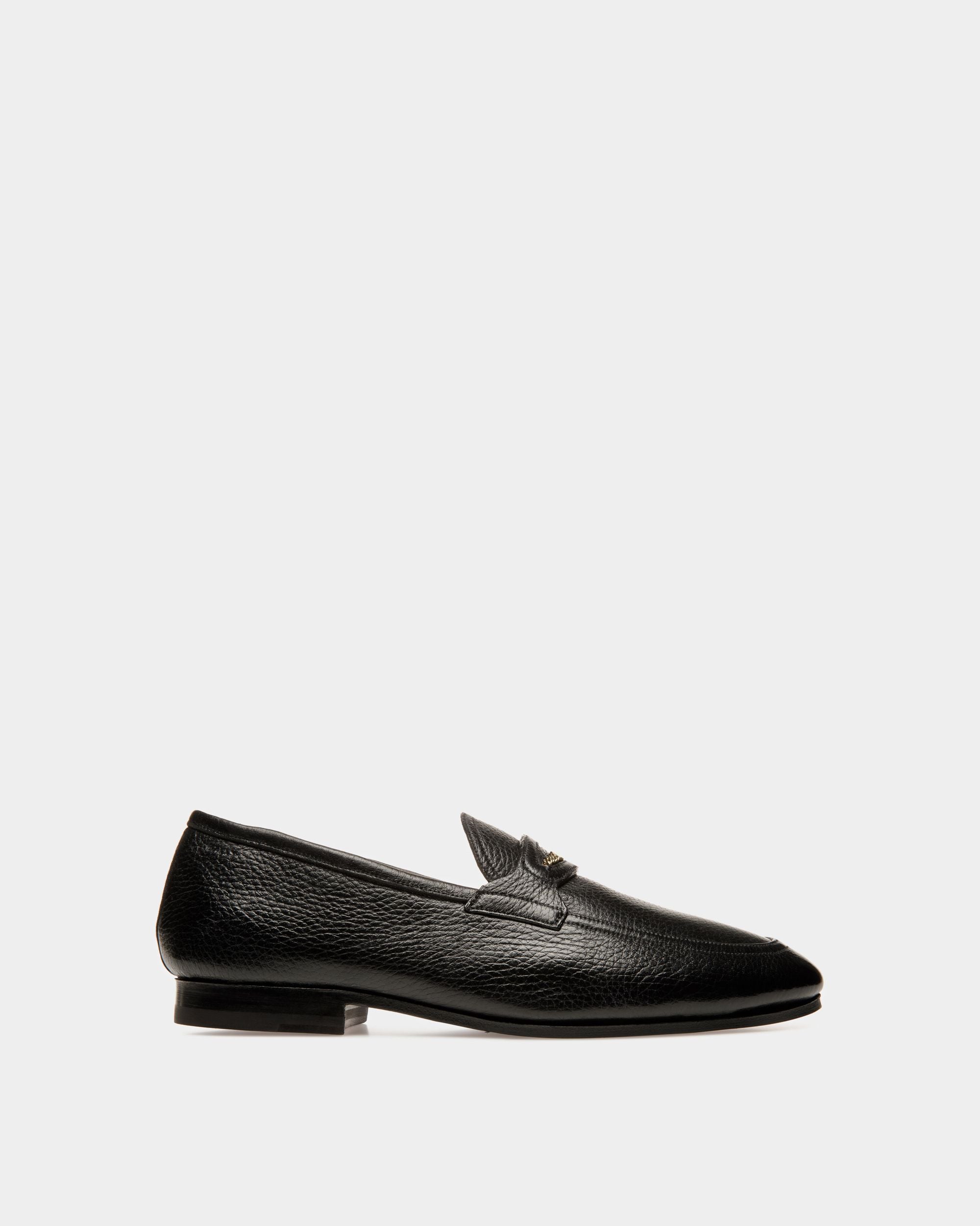 Mocasines Pesek De Piel Negra - Hombre - Bally - 01