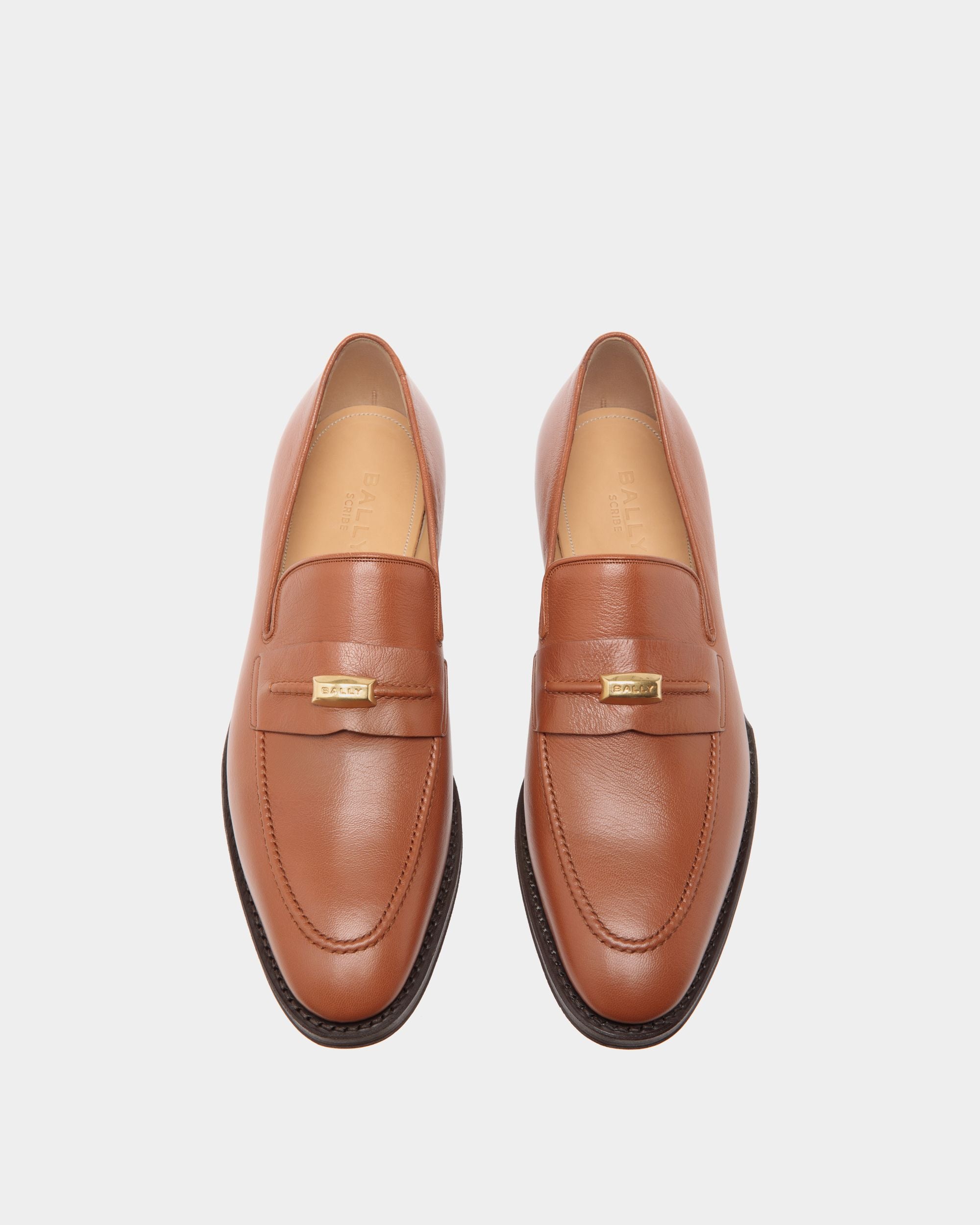 Scribe Loafer In Brown Leather - Homme - Bally - 04