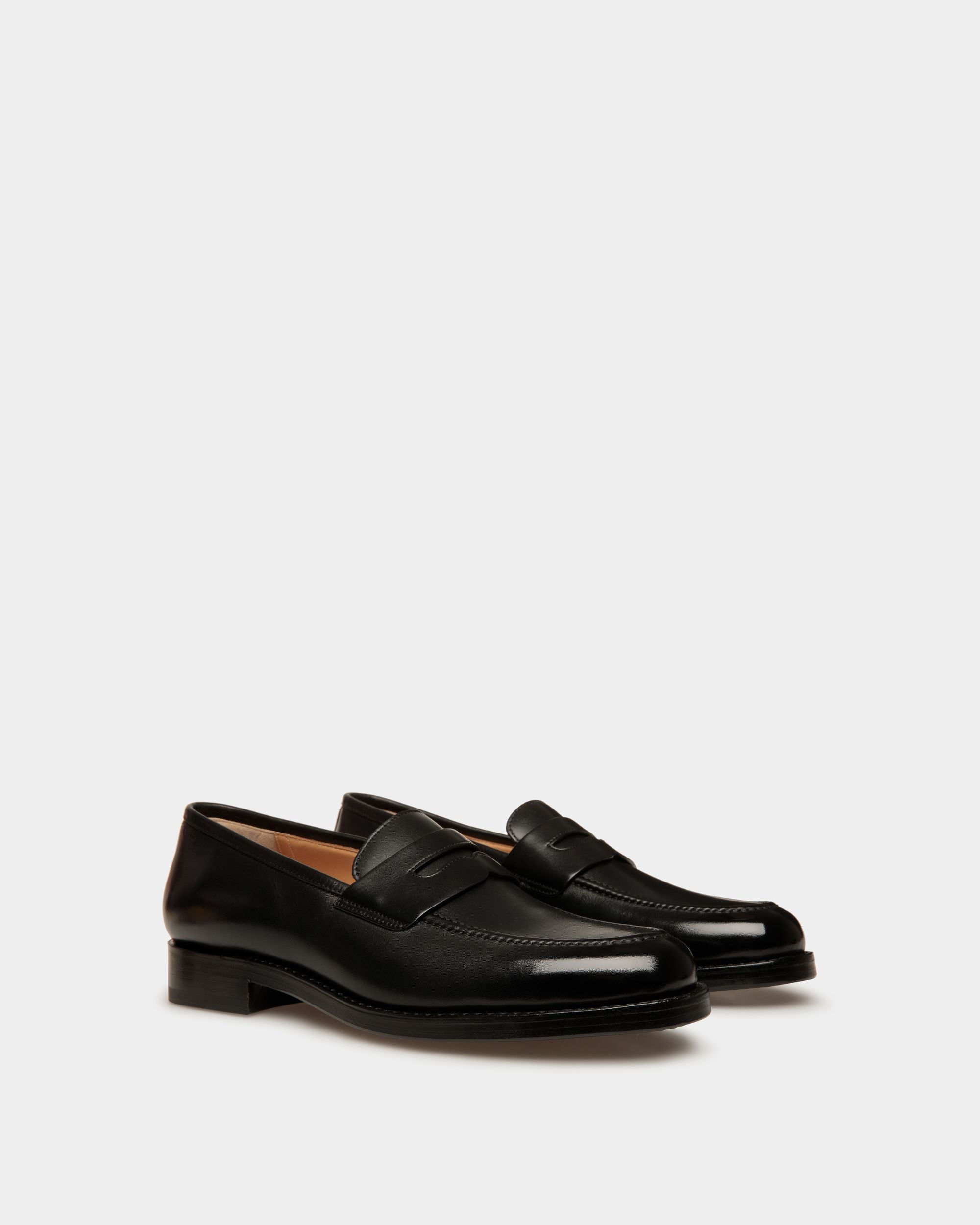 Mocassin Schoenen En Cuir Noir - Homme - Bally - 02