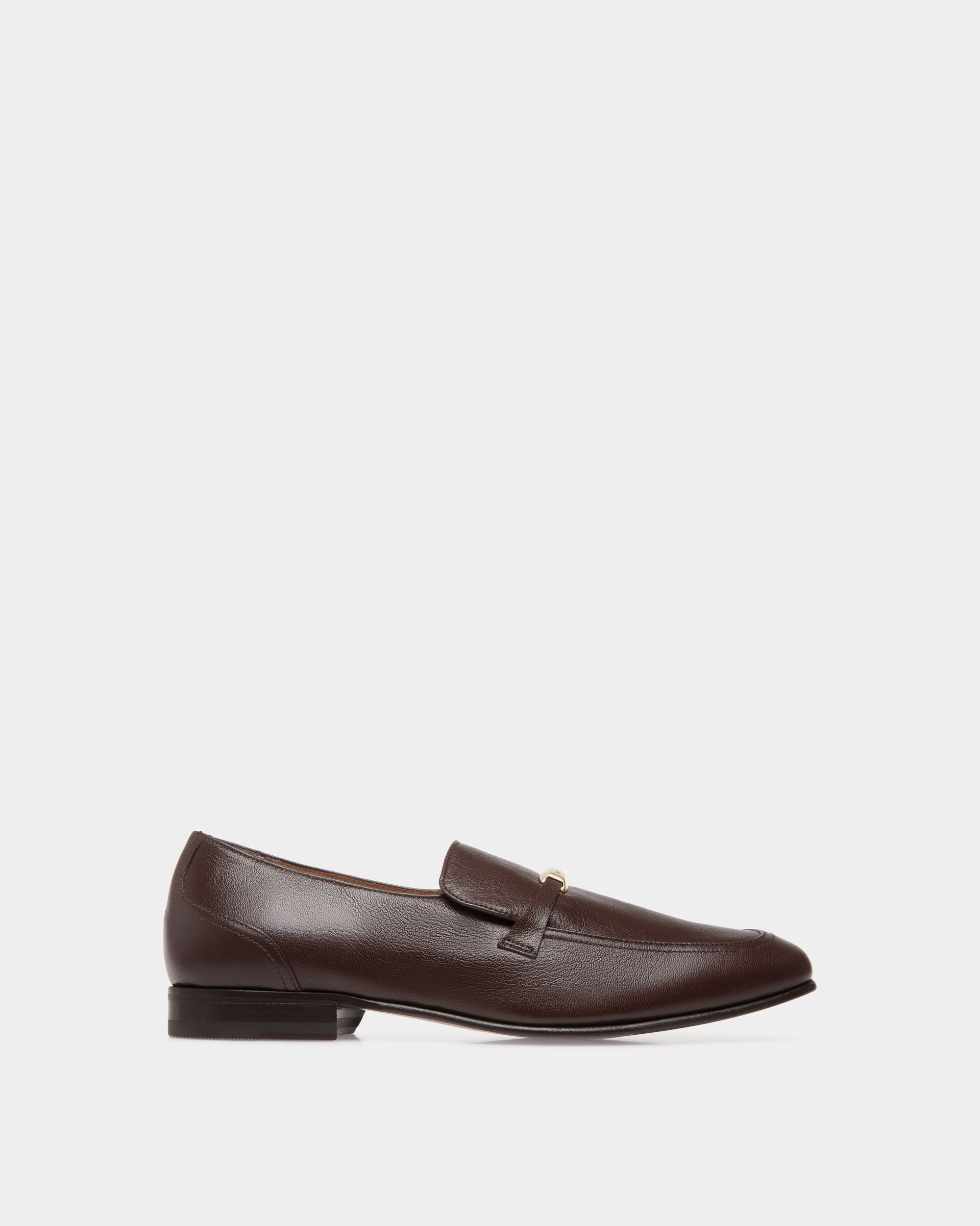 Loafer In Brown Leather - Homme - Bally - 01