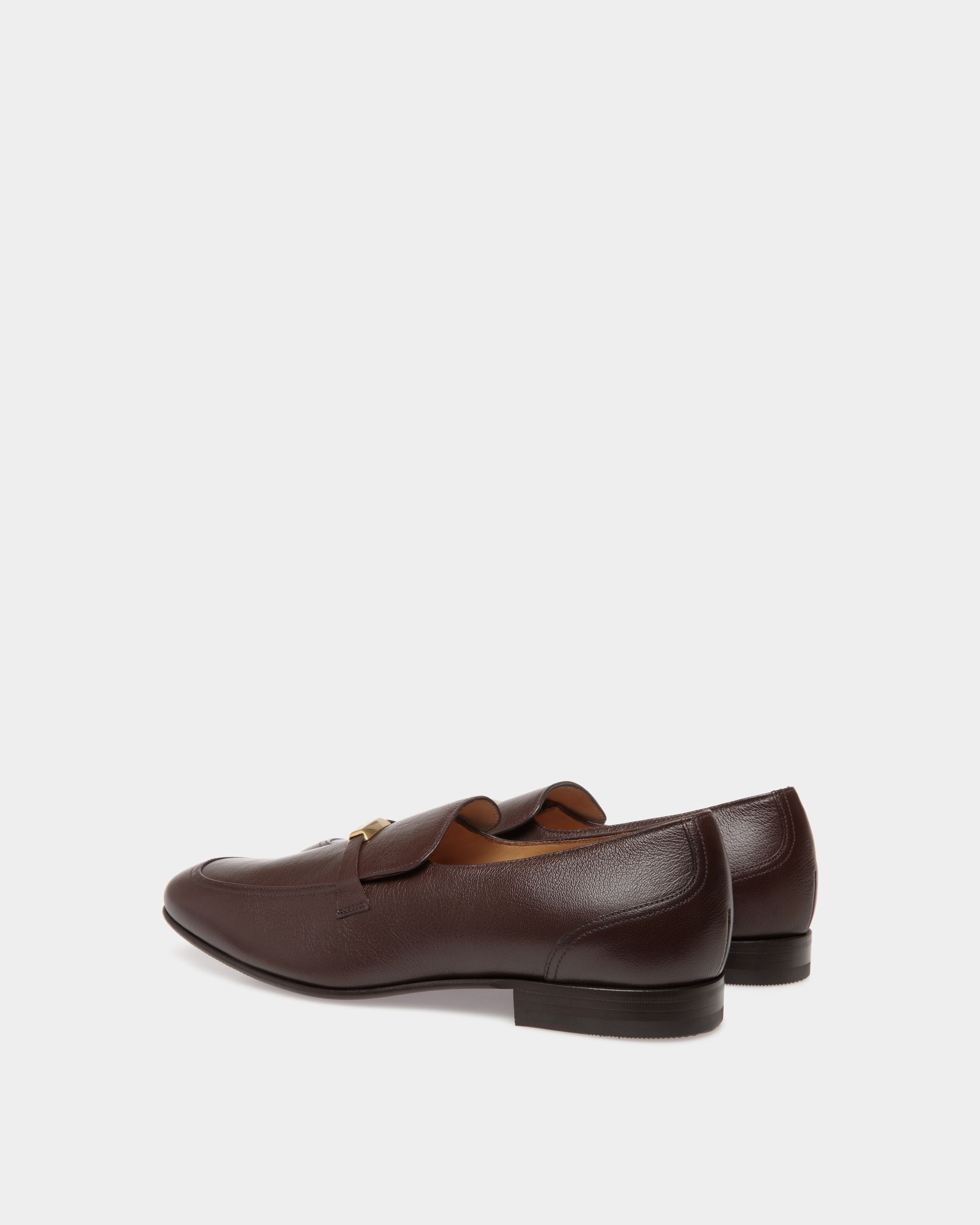 Loafer In Brown Leather - Homme - Bally - 03