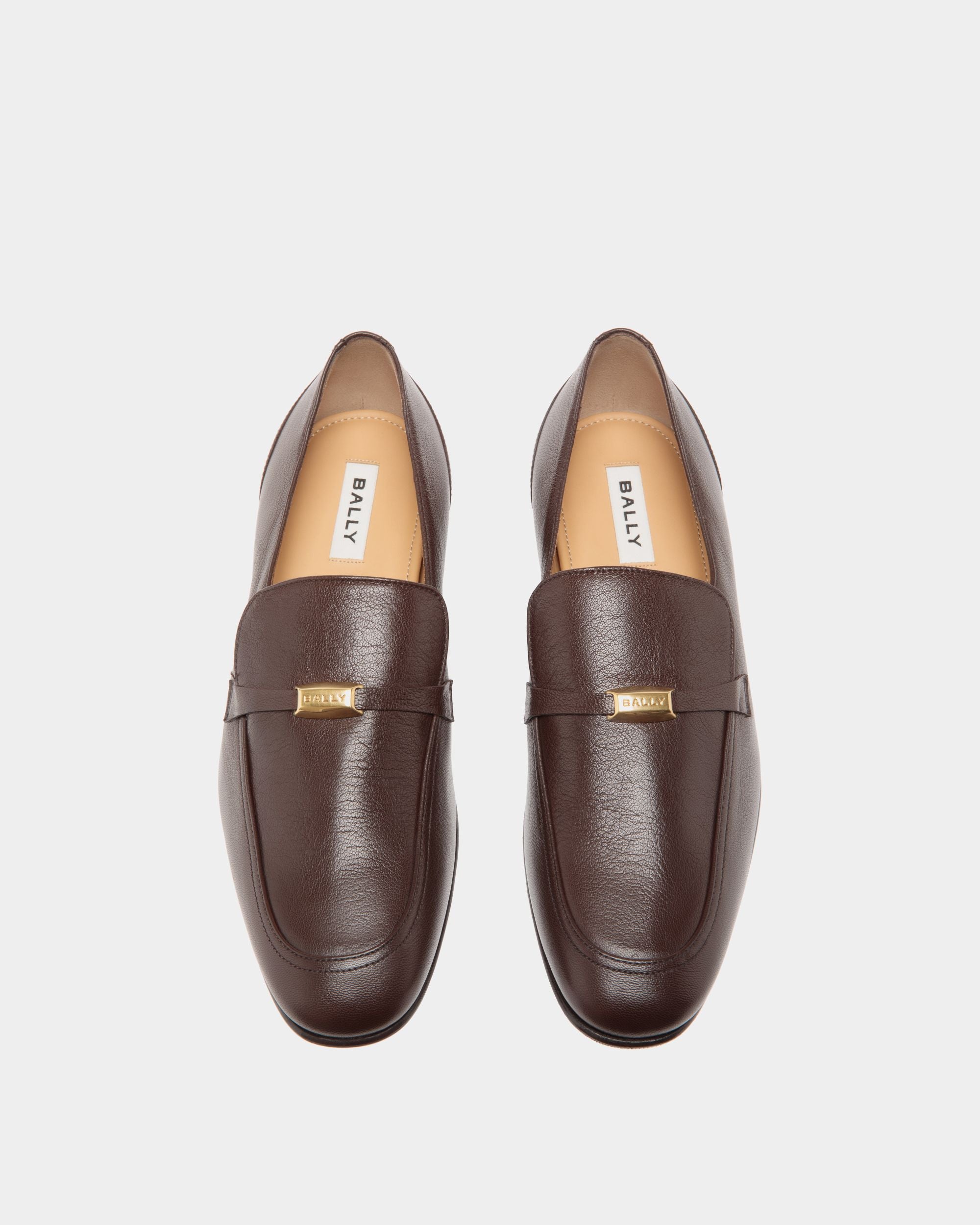 Loafer In Brown Leather - Homme - Bally - 04