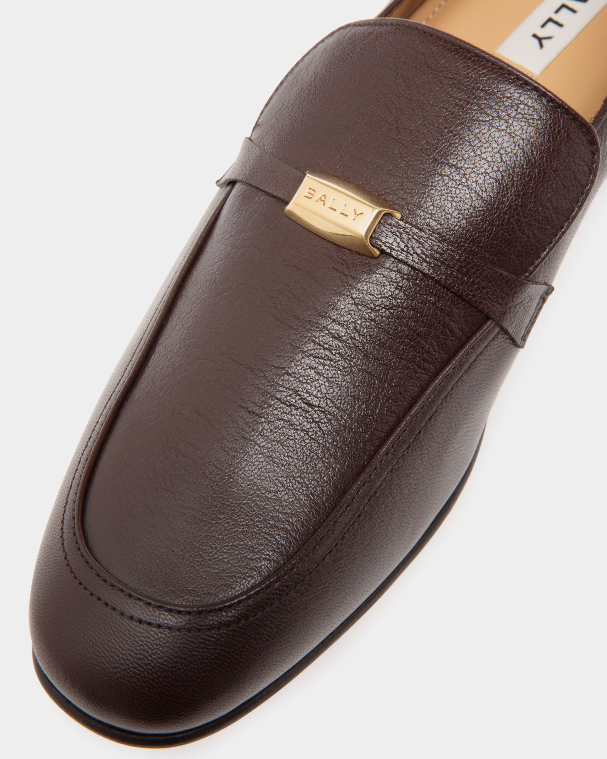 Loafer In Brown Leather - Homme - Bally - 05