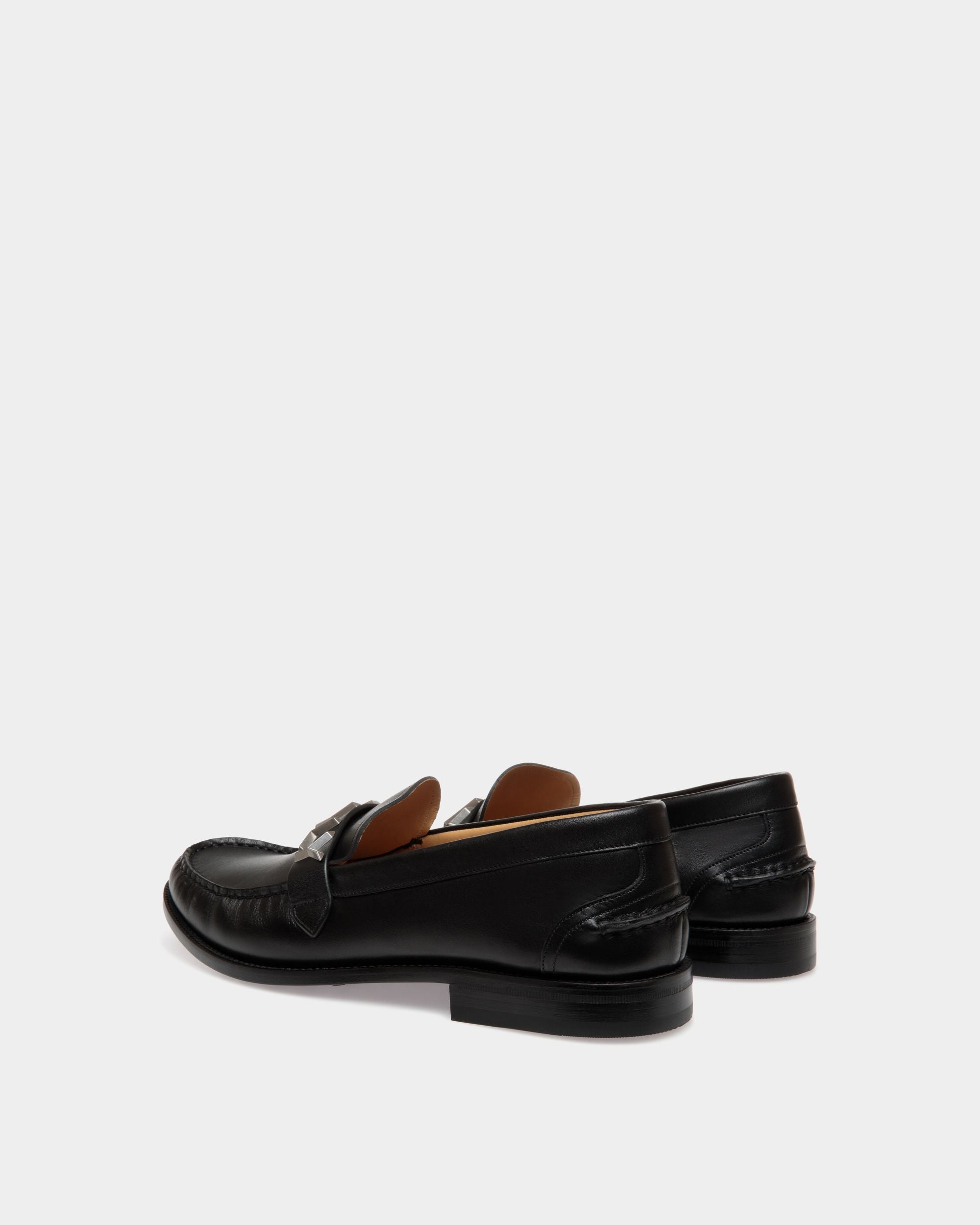 Oregon Moccassins In Black Leather - Herren - Bally - 03