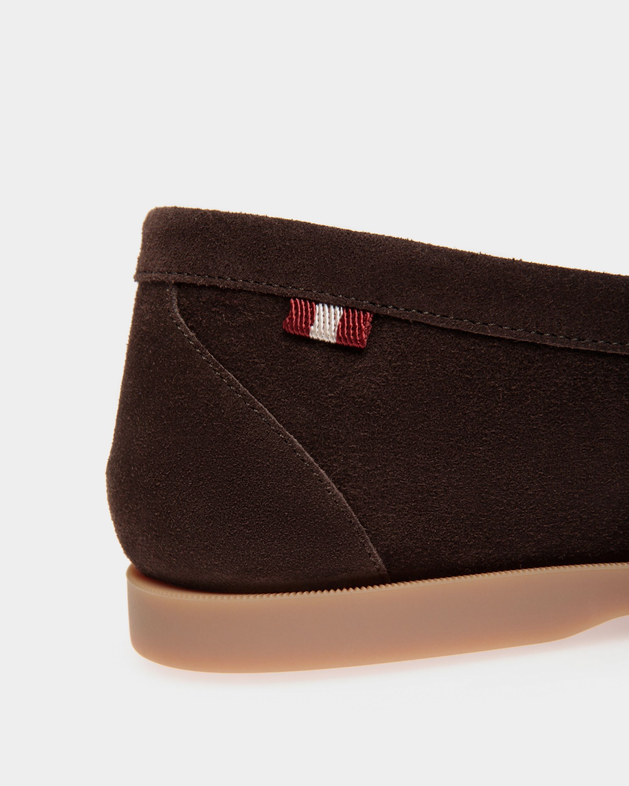 Nelson Loafer in Brown Suede - Men's - Bally - 05