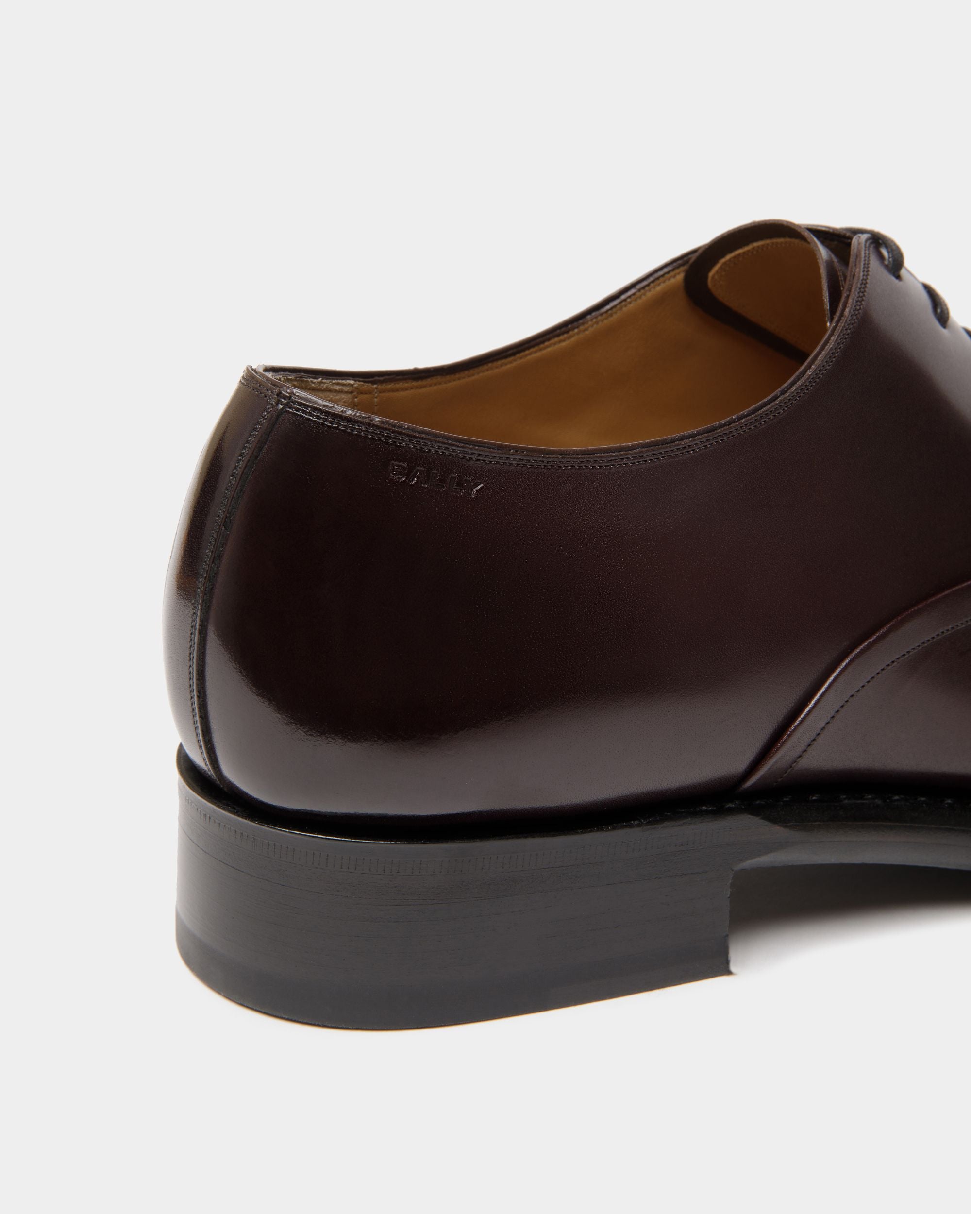 Oxfordschuh Scribe Un Aus Leder In Dunklem Burgunderrot - Herren - Bally - 06