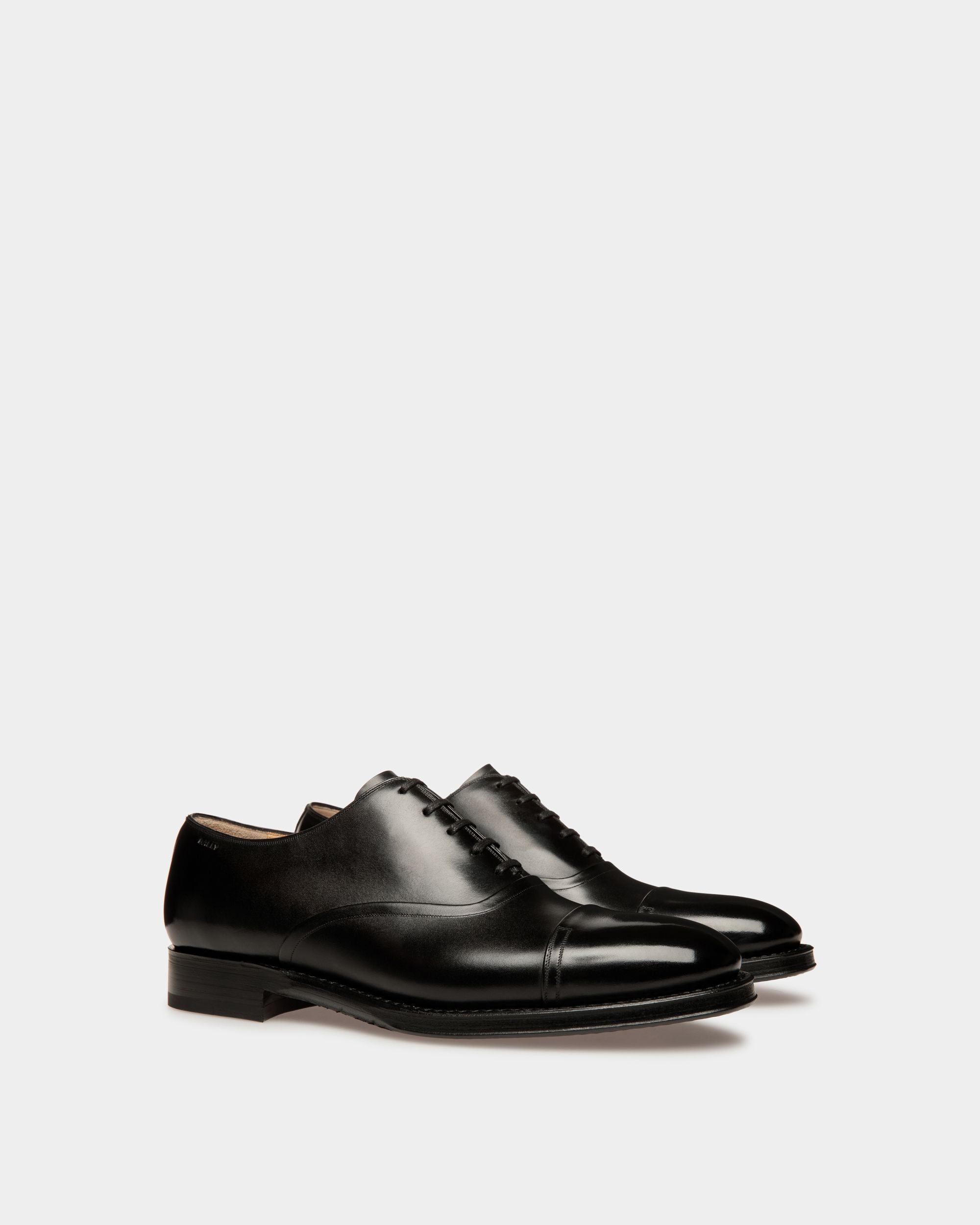 Richelieu Scribe Un En Cuir Noir - Homme - Bally - 03