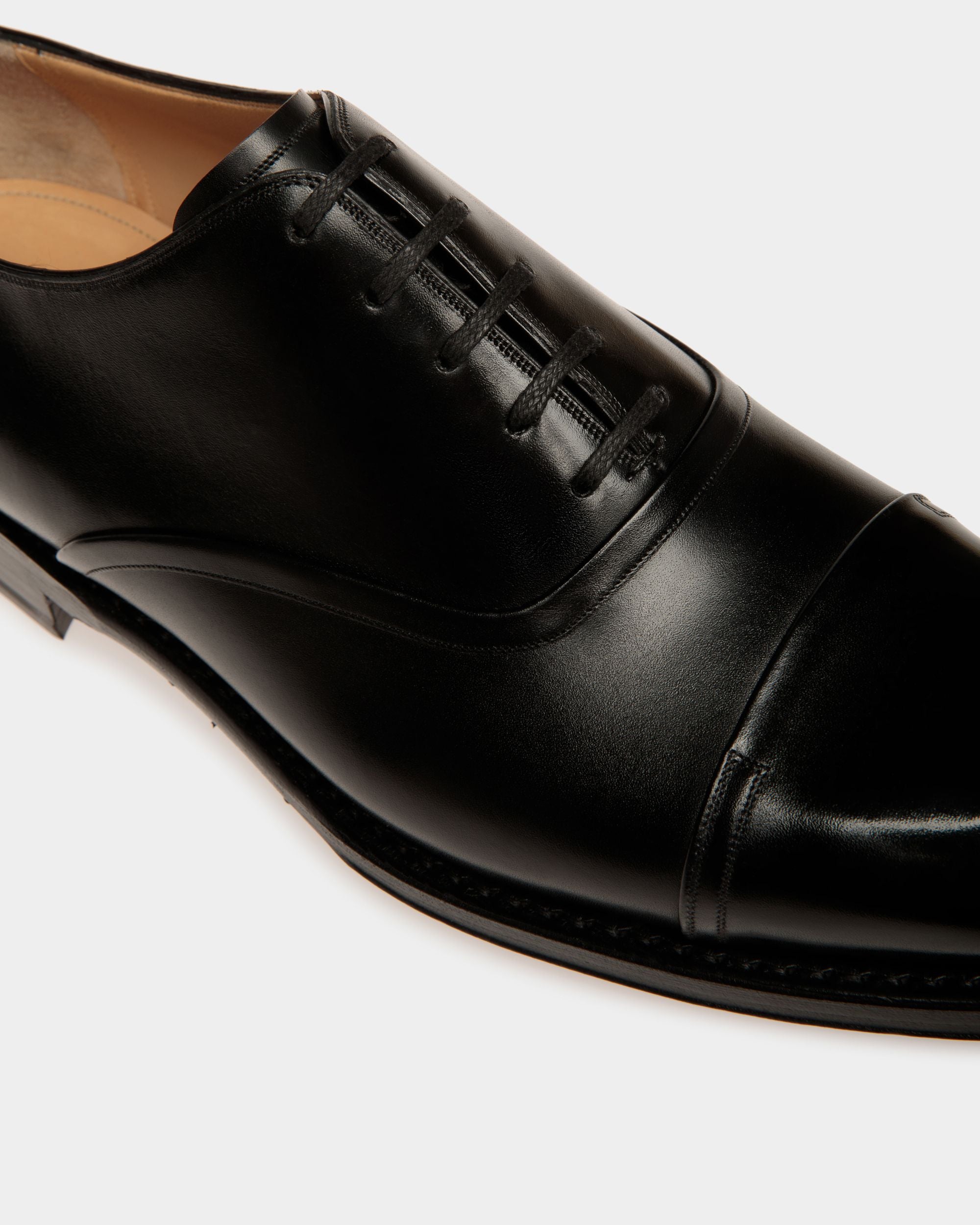 Richelieu Scribe Un En Cuir Noir - Homme - Bally - 05